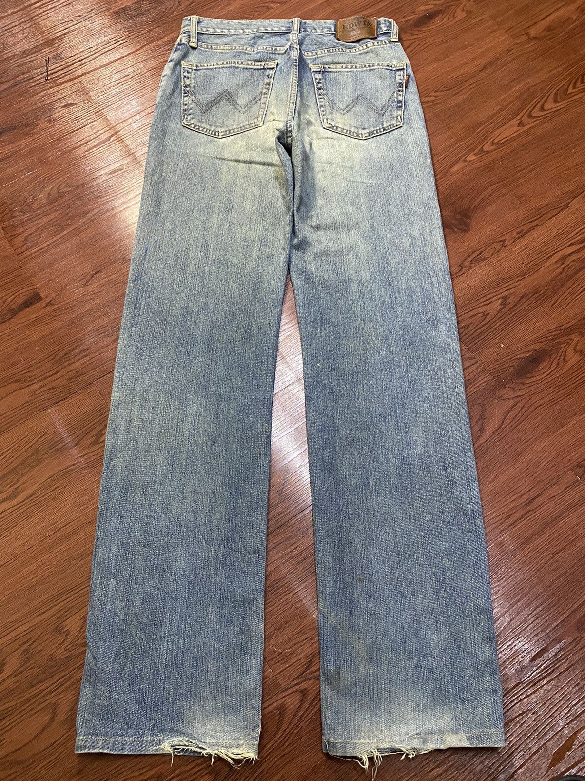 Other Vintage Edwin authentic entic Faded Wash Distressed Jeans Size US 29 - 2 Thumbnail