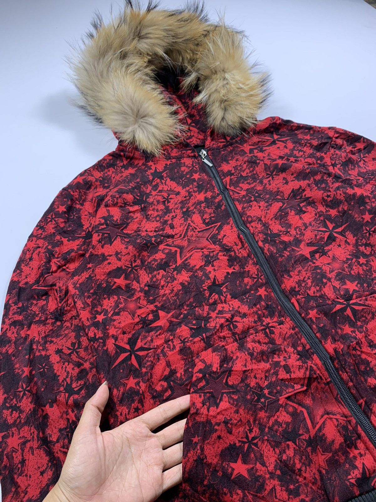 If Six Was Nine Crazy Faux Fur Star zip Hoodie lgb ifsixwasnine Style Size US M / EU 48-50 / 2 - 3 Thumbnail