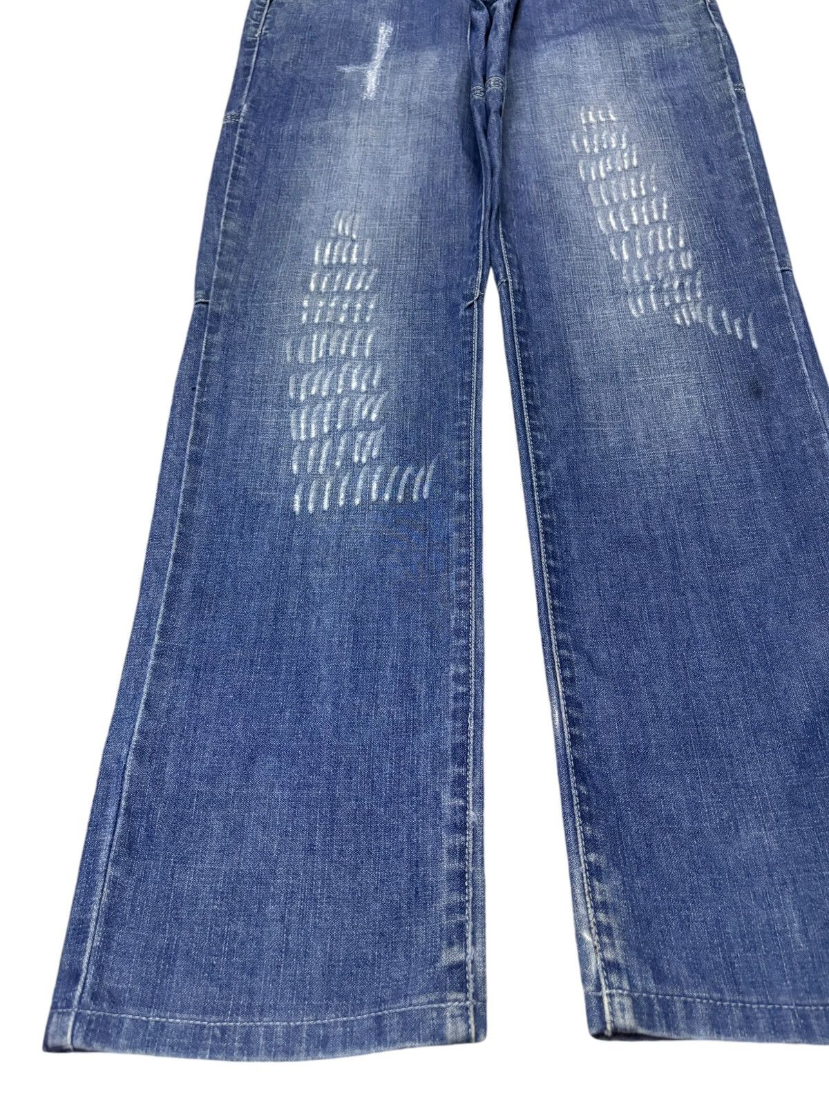 Dolce & Gabbana Vintage Dolce Gabbana Blue Wash Distressed Jeans Size US 33 - 6 Thumbnail