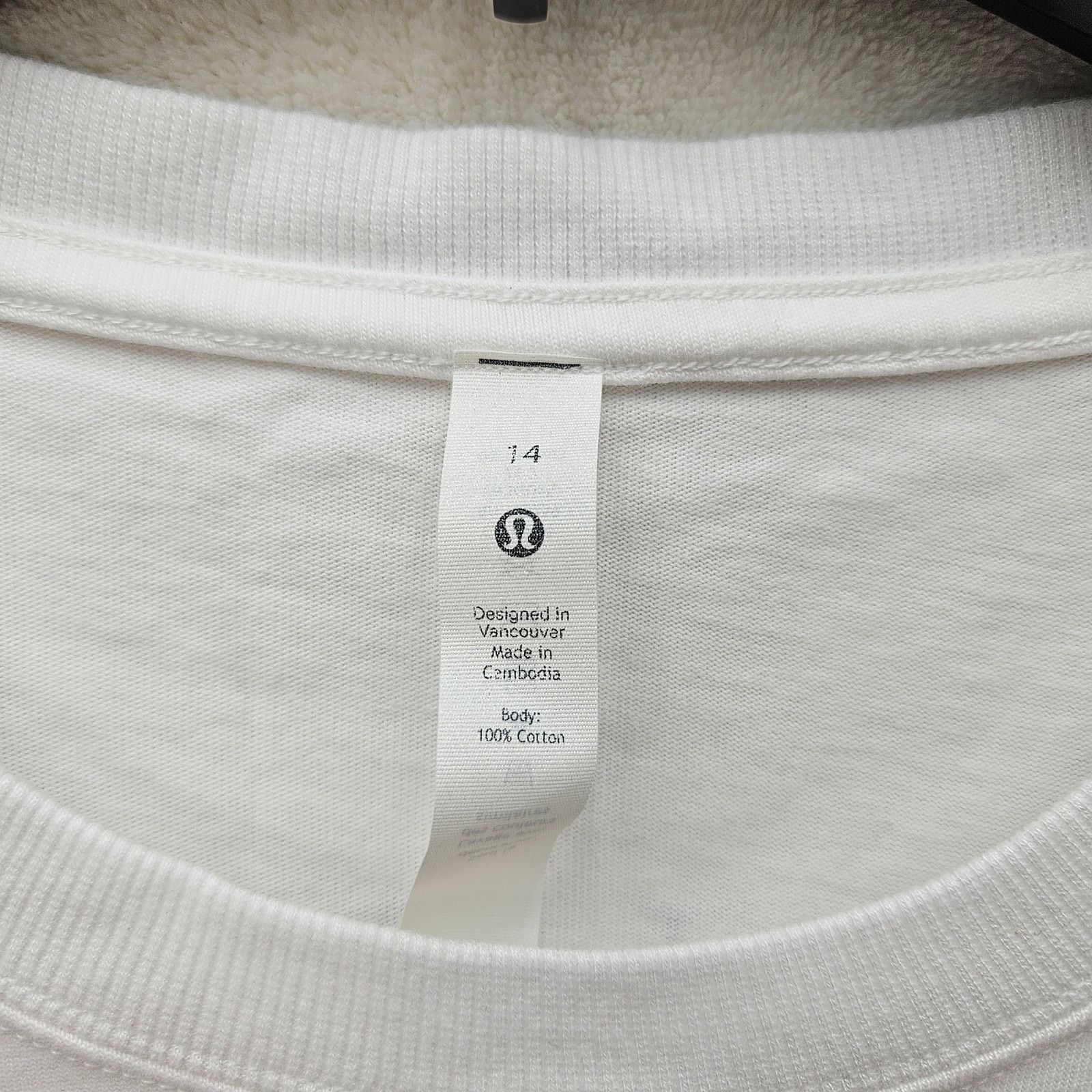 Lululemon LULULEMON WOMEN'S 14 RELAXED FIT COTTON WHITE JERSEY TEE PHX Size XL / US 12-14 / IT 48-50 - 3 Thumbnail