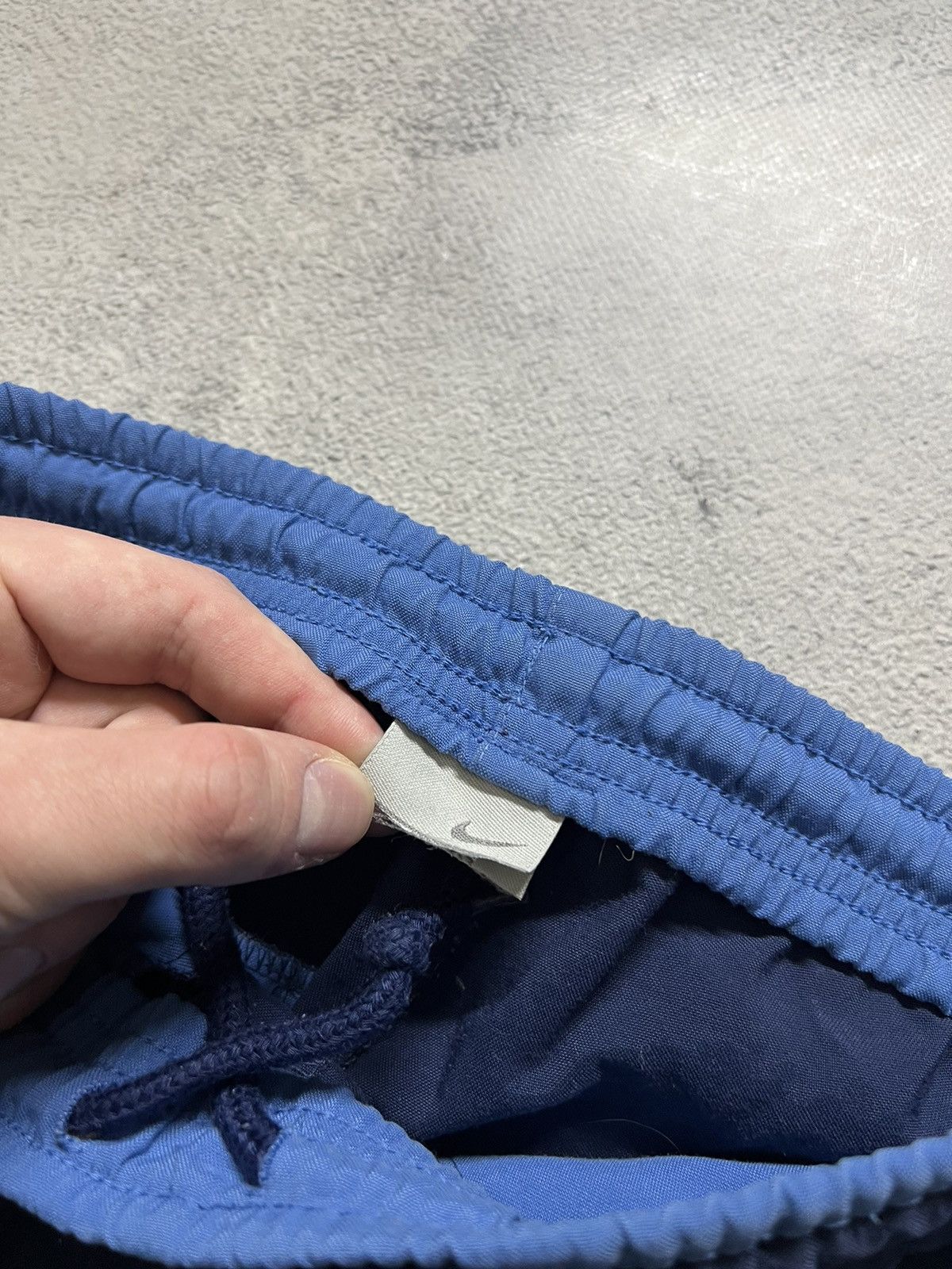 Nike × Vintage Vintage Y2K Nike Nylon Mini Swoosh Drill Pants 00’s Size US 30 / EU 46 - 8 Thumbnail