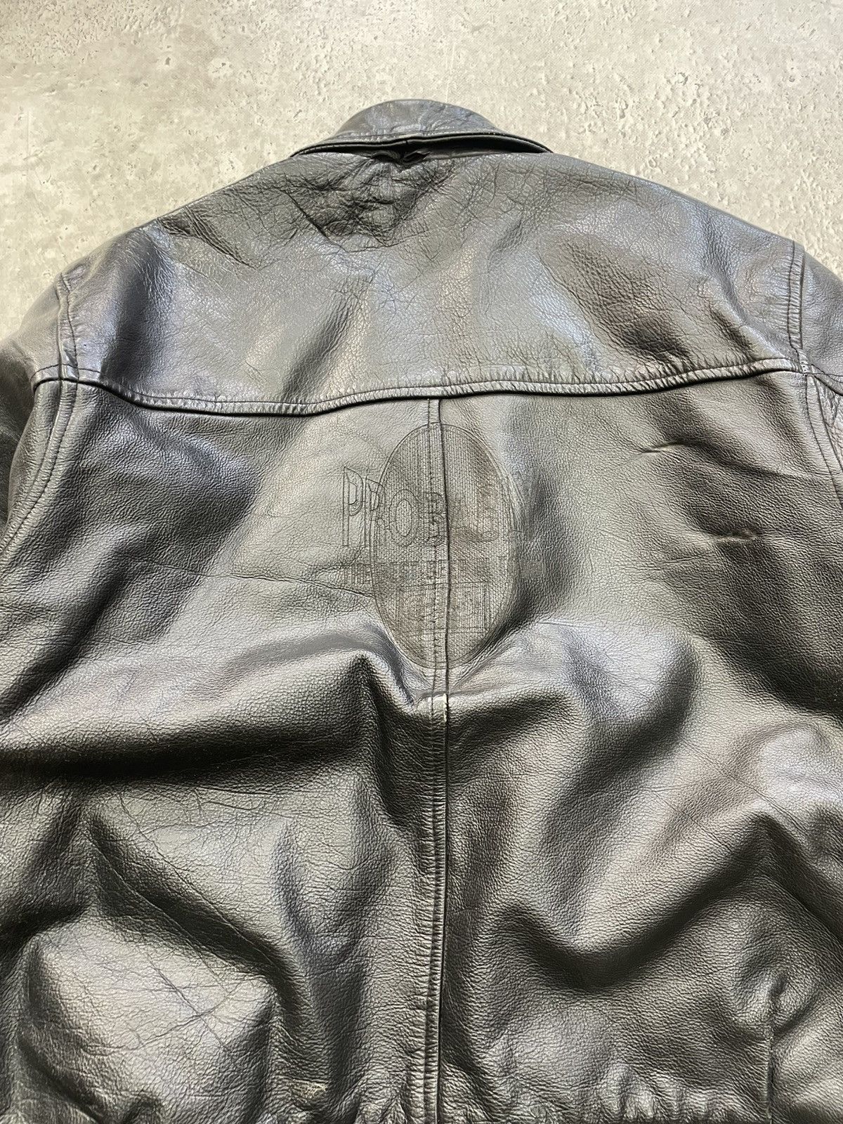 Japanese Brand Leather jacket punk cropped bomber schott style 90s y2k Size US L / EU 52-54 / 3 - 14 Thumbnail