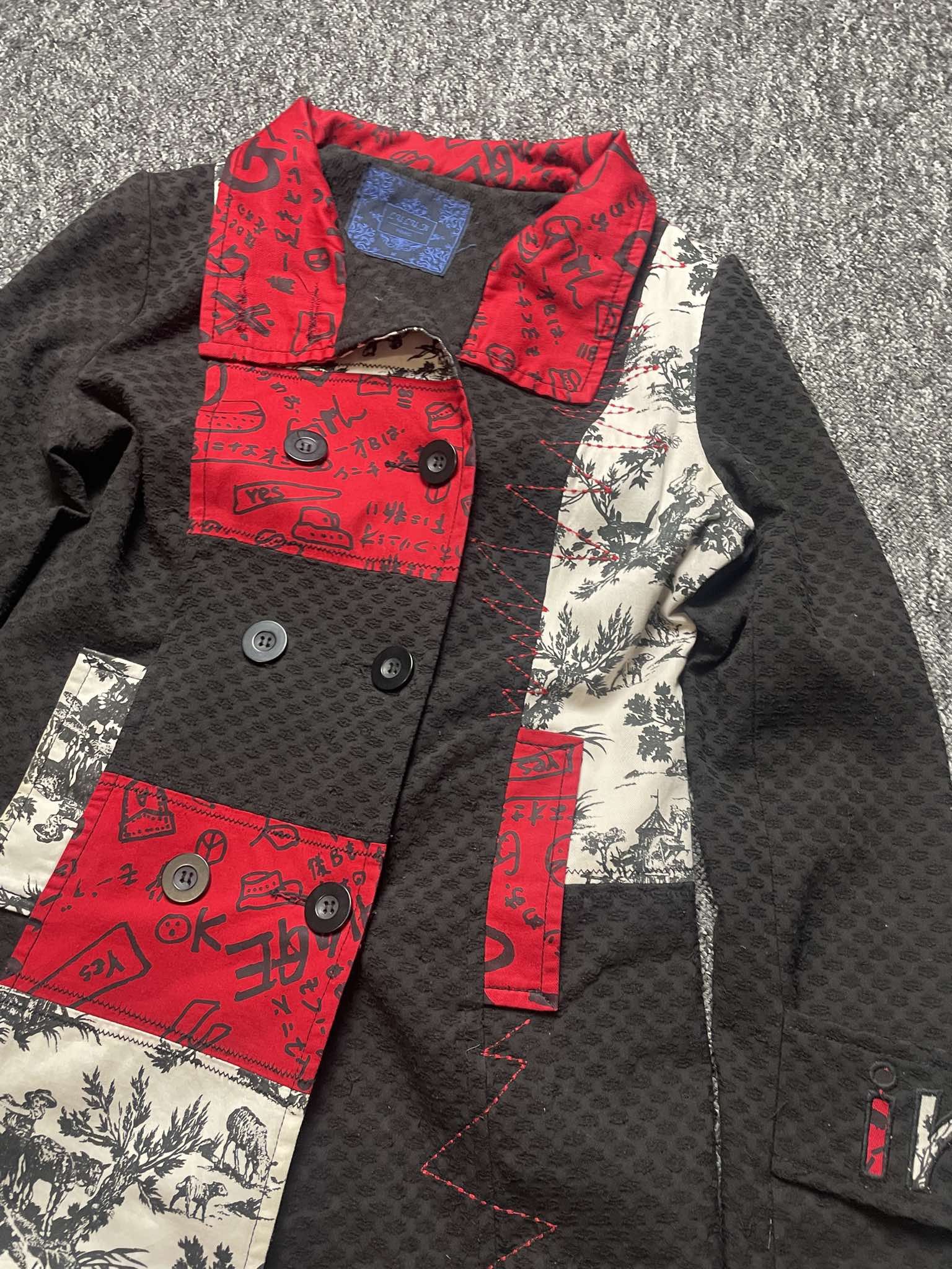 Affliction × Japanese Brand Vintage Heavy Coat Japanese Brand avant garde affliction y2k Size US M / EU 48-50 / 2 - 3 Thumbnail