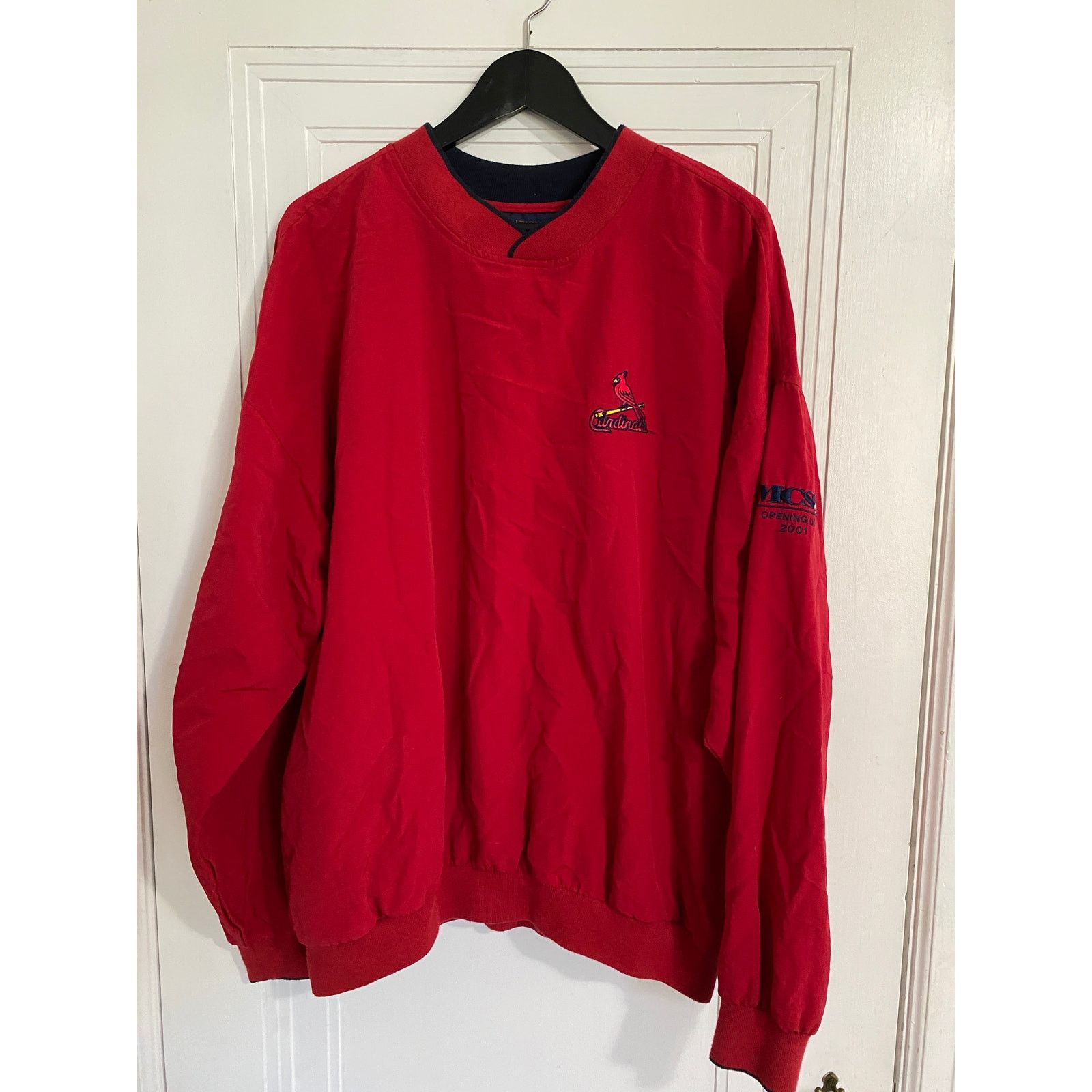 Antigua Vintage St. Louis Cardinals Opening Day 2001 Windbreaker - L Size US L / EU 52-54 / 3 - 1 Thumbnail