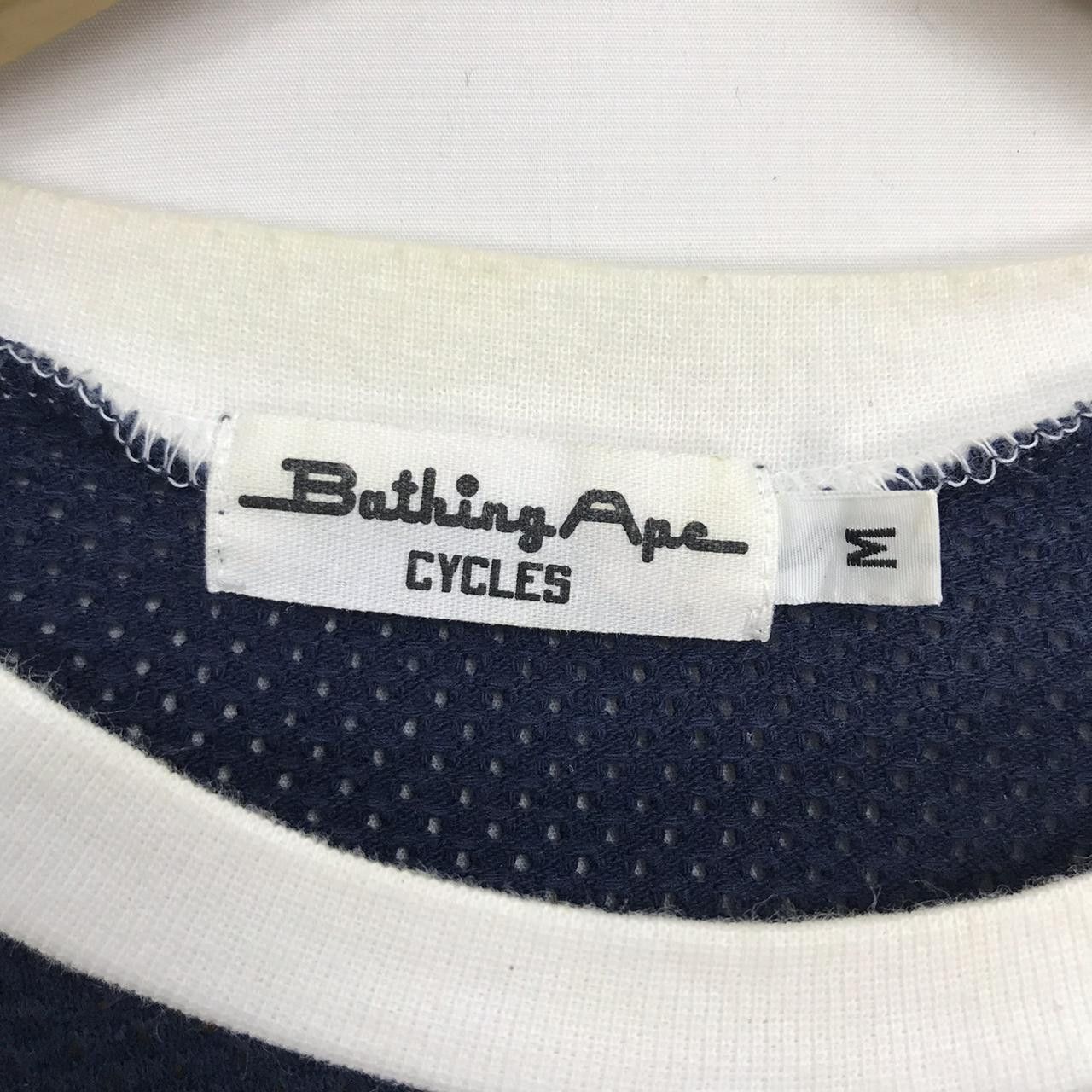 Vintage Vintage A BATHING APE Cycles Spell Out Blue Striped Long Size US M / EU 48-50 / 2 - 4 Thumbnail