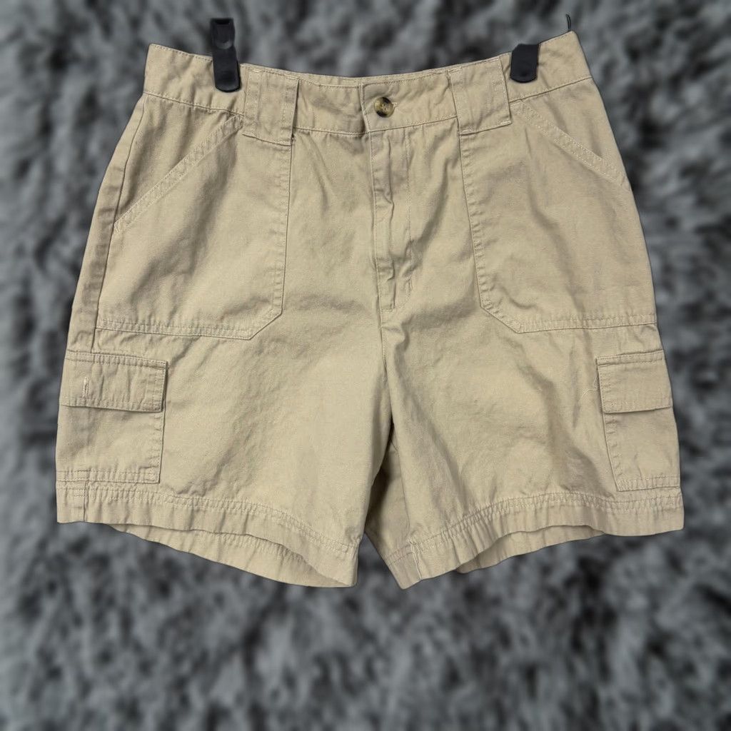 Vintage VINTAGE White Stag Cargo Shorts Womens 8 Regular Khaki 6 in Inseam 28 in Waist Summer 90s Bohemian Retro Casual Size 30" / US 8 / IT 44 - 1 Thumbnail