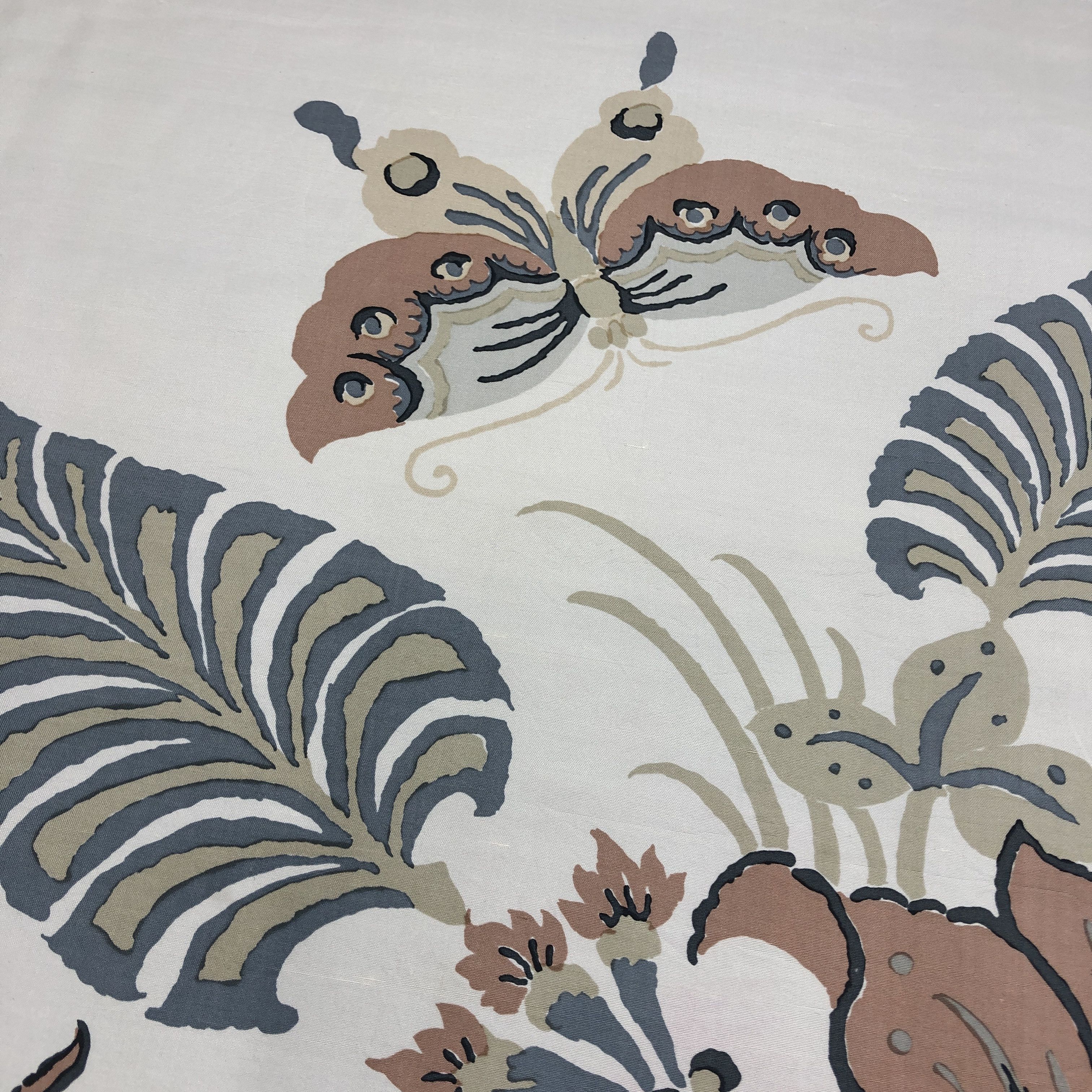 Jim Thompson × Vintage Vintage Jim Thompson SILK Scarf Twill Stole Wraps Scarves Size ONE SIZE - 8 Thumbnail