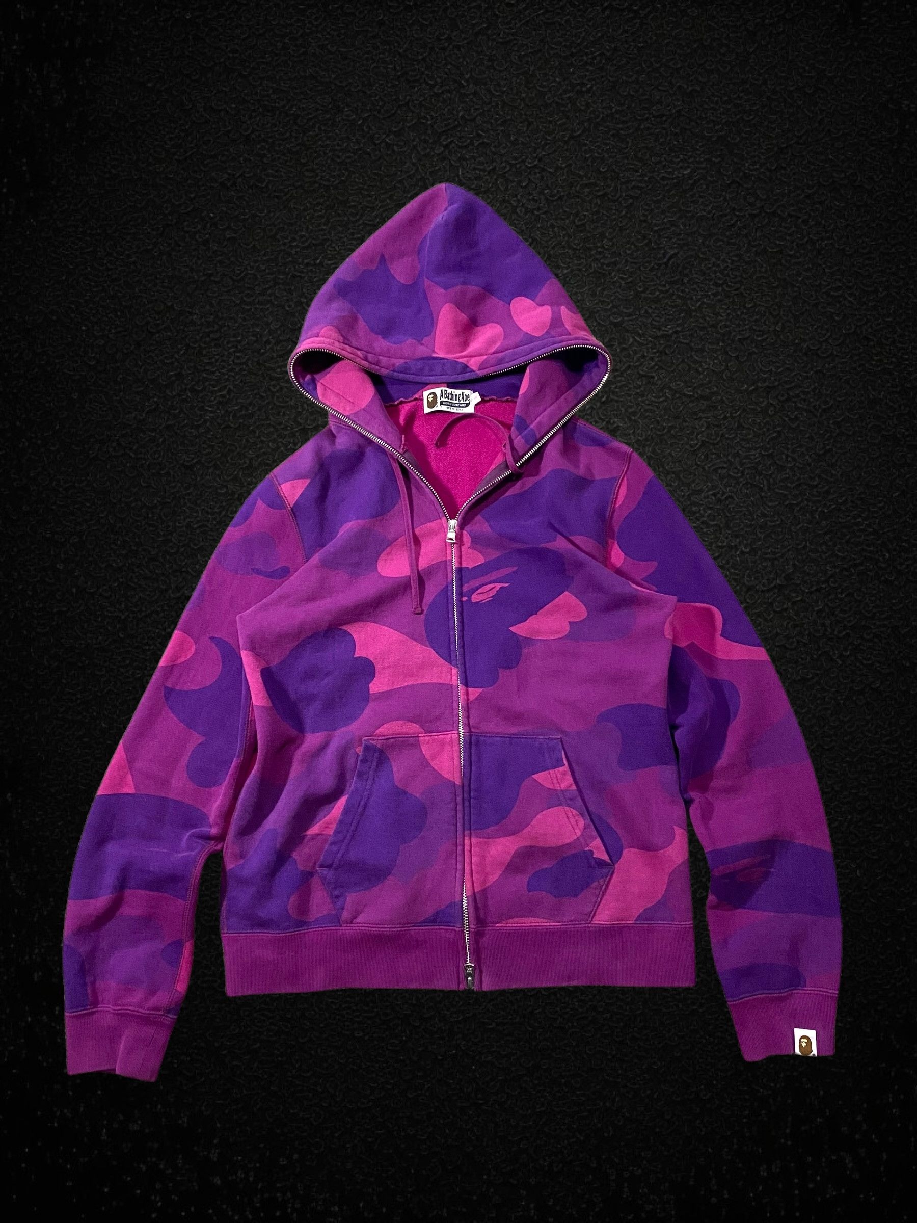 Bape Zoom Color Camo Full Zip Hoodie Size S / US 4 / IT 40 - 2 Thumbnail