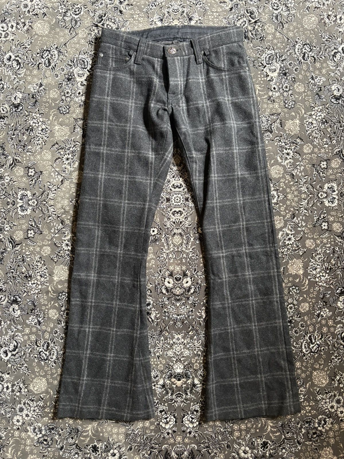 Chrome Hearts Chrome Hearts Wool Pants Size US 29 - 1 Thumbnail