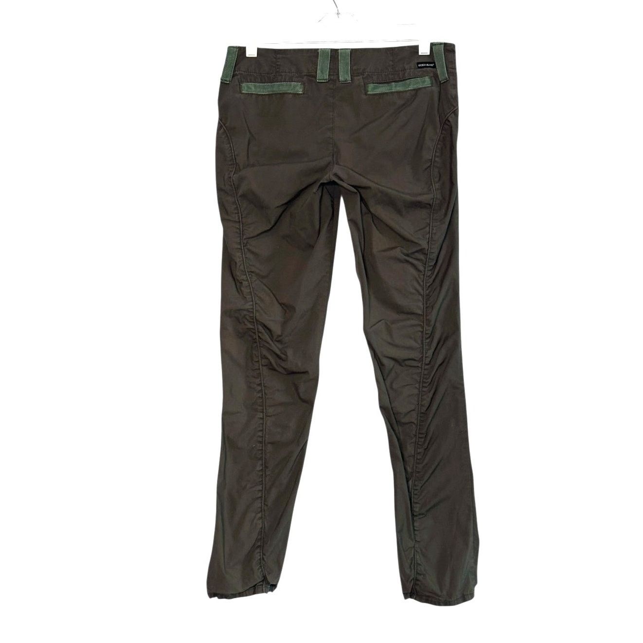 Guess Guess Jeans dark olive green stretch Y2K pants size 29 Size 29" - 2 Thumbnail