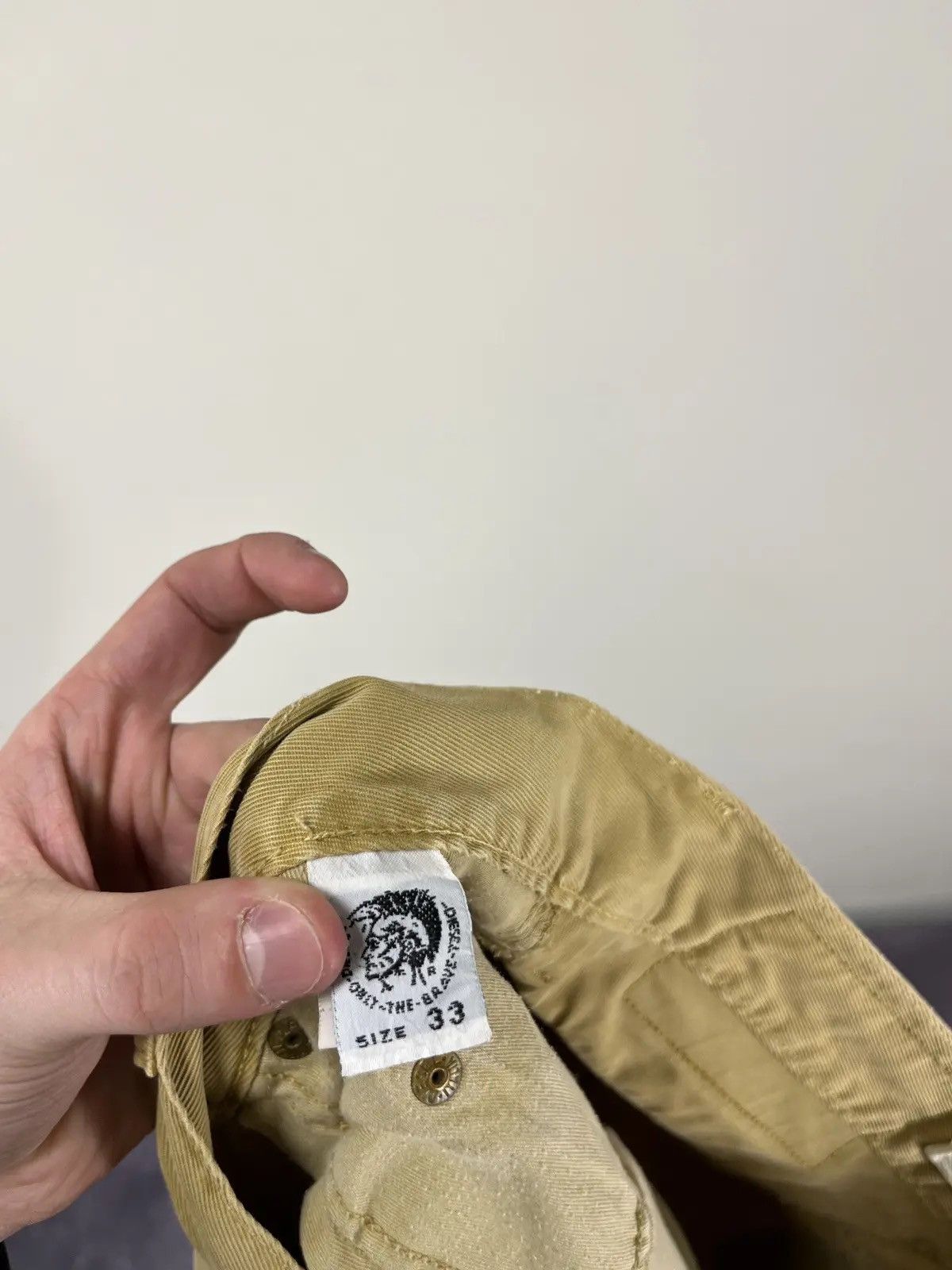 Diesel × Vintage Vintage 90s Diesel Y2K Japanese Hype Baggy Pants Jeans Size US 33 - 8 Thumbnail