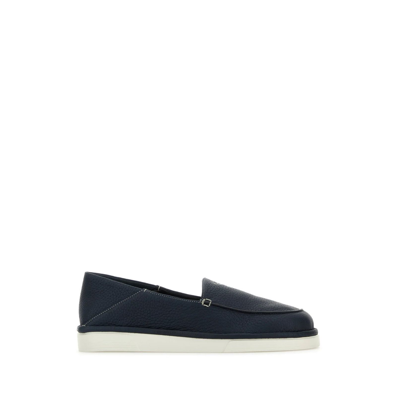 PRADA Blue Leather Loafers New And Authentic (Men's size:8.5