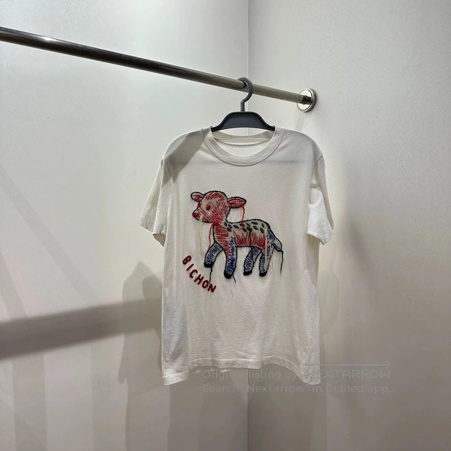 Gucci Gucci Lamb Embroidery Short-Sleeve T-Shirt. Size M / US 6-8 / IT 42-44 - 1 Thumbnail