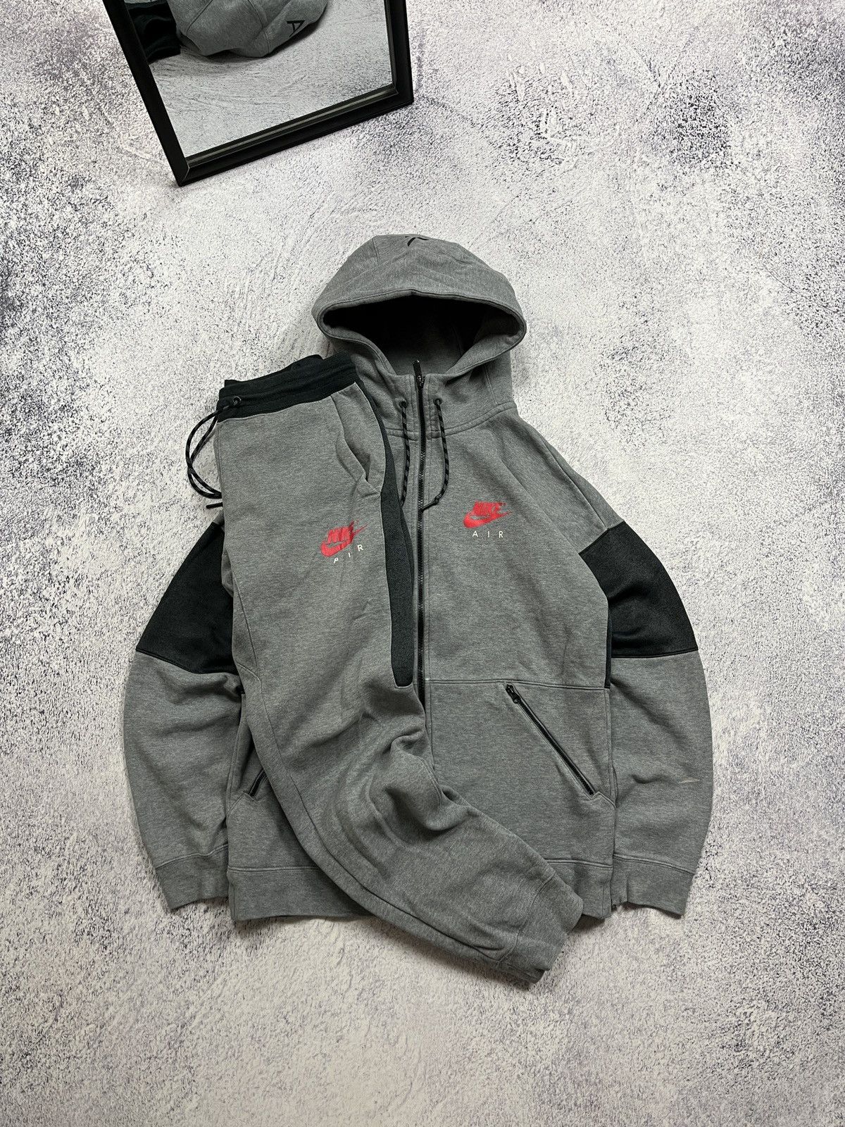 Nike × Other Nike Air Tech Fleece Tracksuit Hoodie+Sweatpants Drill Hype Size US S / EU 44-46 / 1 - 2 Thumbnail