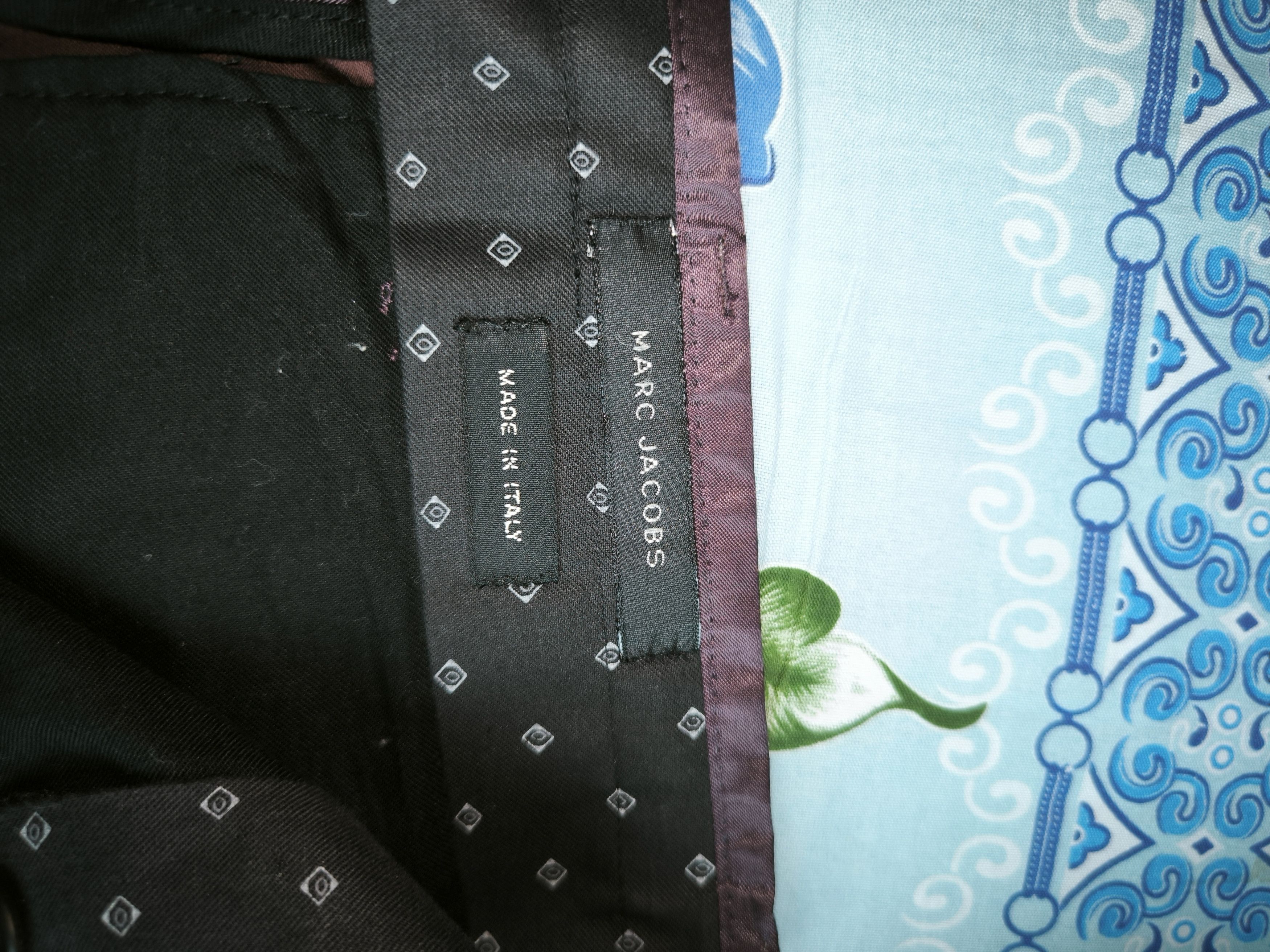 Designer × Marc Jacobs Rayon Shinning Wax Purple Ankle Pants Size 30" / US 8 / IT 44 - 13 Thumbnail