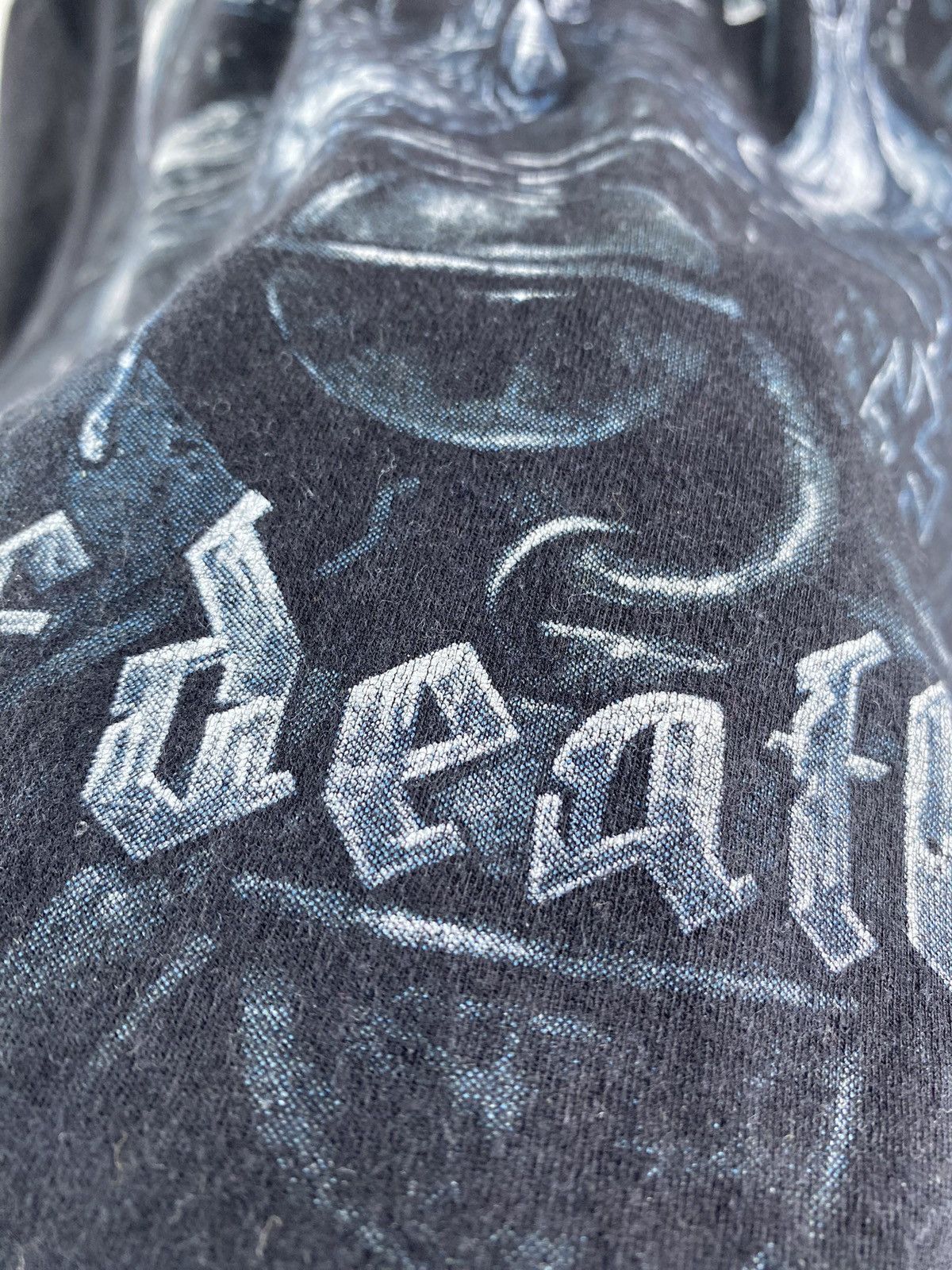 Band Tees × Vintage 🔥VNTG Motorhead Kiss of Death Black Gothic Tee Rock Metal xl Size US XL / EU 56 / 4 - 7 Thumbnail
