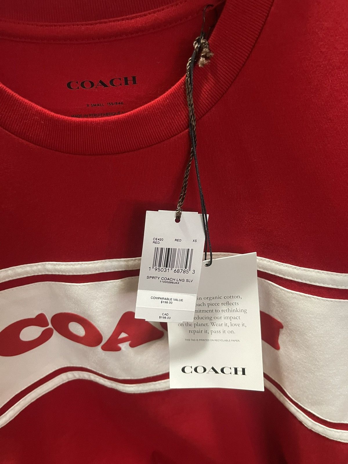 Coach Coach Jersey Long Sleeve Size US M / EU 48-50 / 2 - 12 Thumbnail