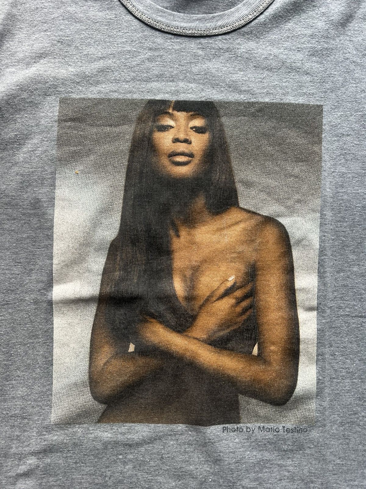 Dolce & Gabbana Dolce&Gabbana T-Shirt Photo by Mario Testino Naomi Campbell Size S / US 4 / IT 40 - 4 Thumbnail