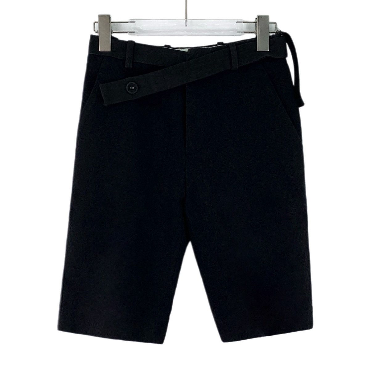 Louis Vuitton Louis Vuitton Black Linen Wool Blend Straight Shorts K26WX Size 24" / US 00 / IT 34 - 1 Thumbnail