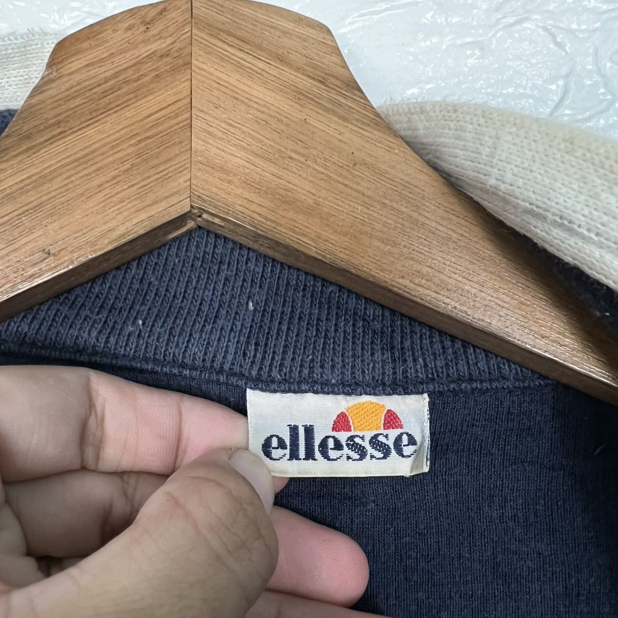 Ellesse Vintage 90's ELLESSE Small Logo Sweater Jacket #4183-C191 Size US M / EU 48-50 / 2 - 14 Thumbnail