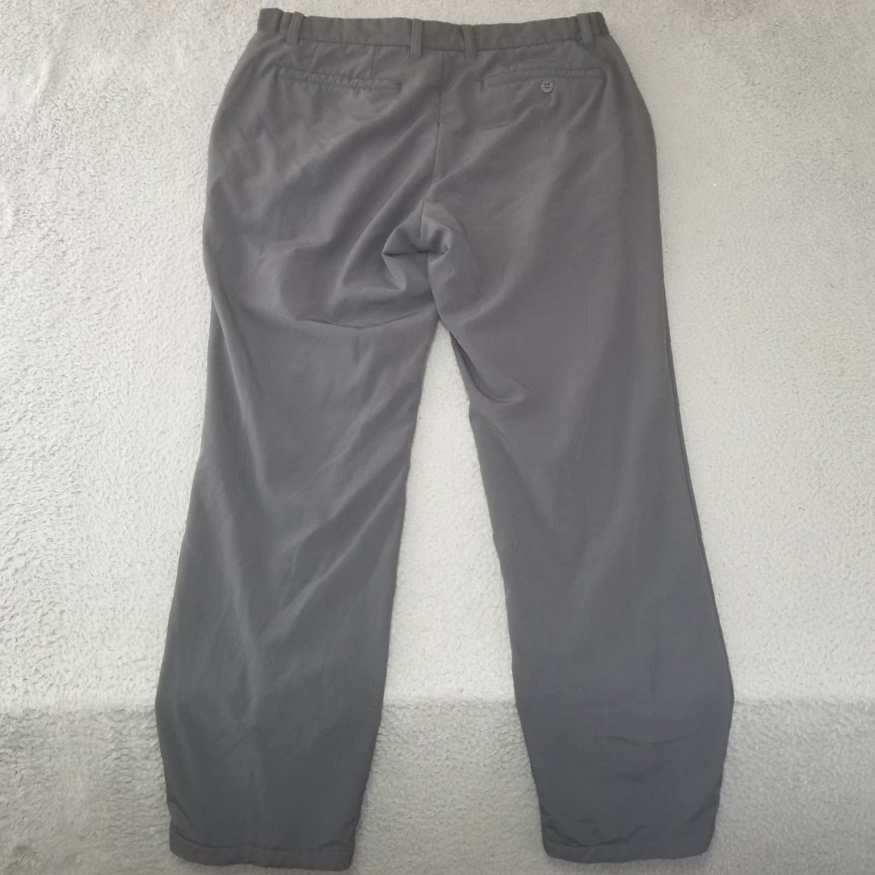 Vintage VINTAGE Jean Michel Basquiat Pants Mens 33x28 Gray Tech Performance Chino Golf Stretch Size US 33 - 6 Thumbnail