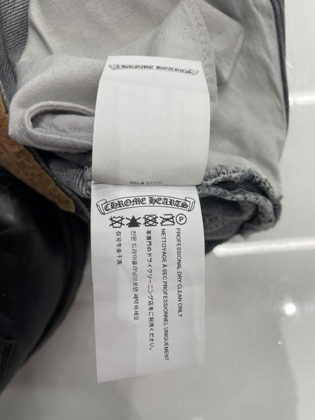 Chrome Hearts Chrome Hearts Levis 501 Grey Cross Patch Denim Size US 36 / EU 52 - 7 Thumbnail