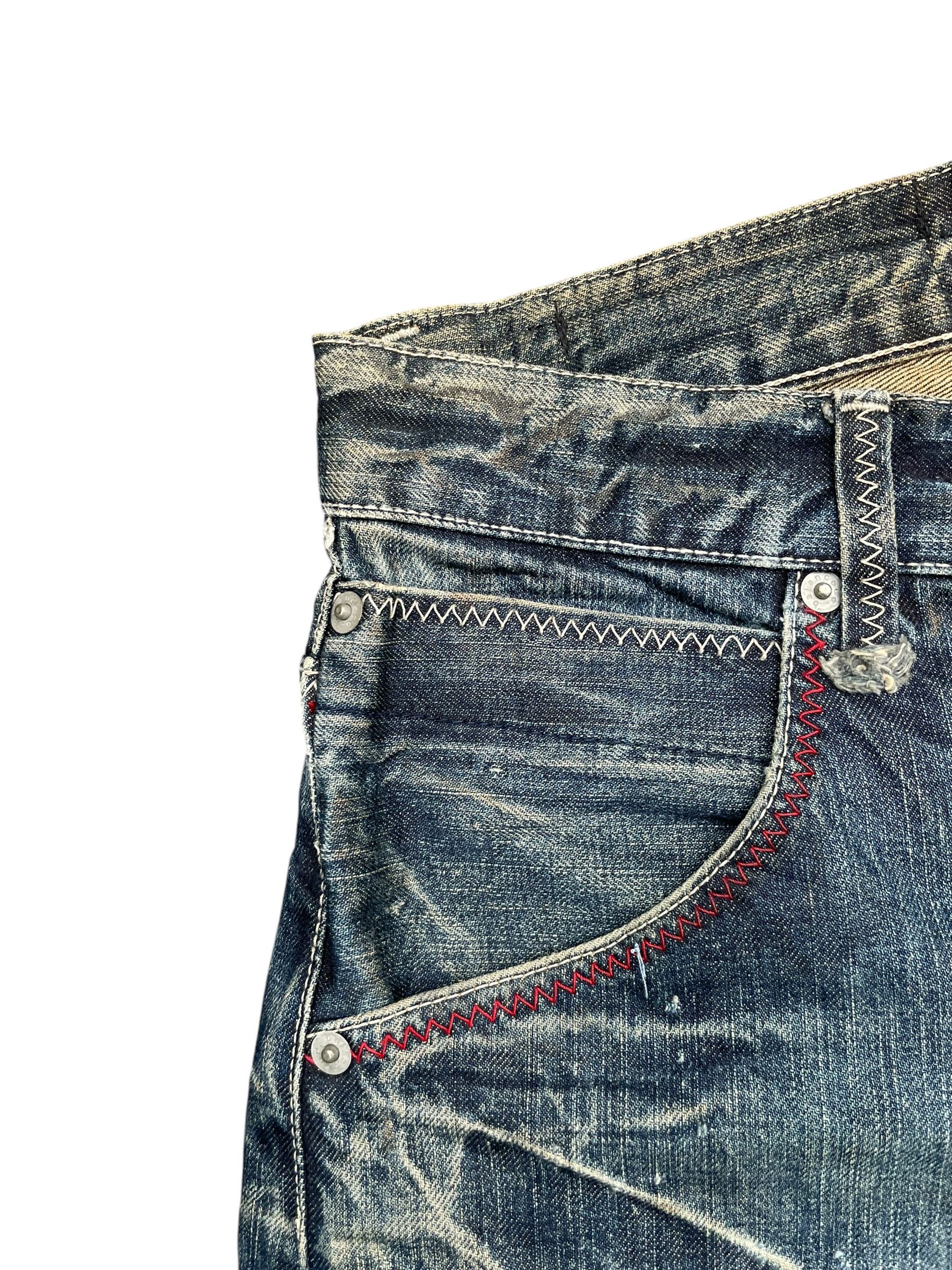 BAL × Japanese Brand Bal Denim Faded Distresed Denim Size US 31 - 3 Thumbnail