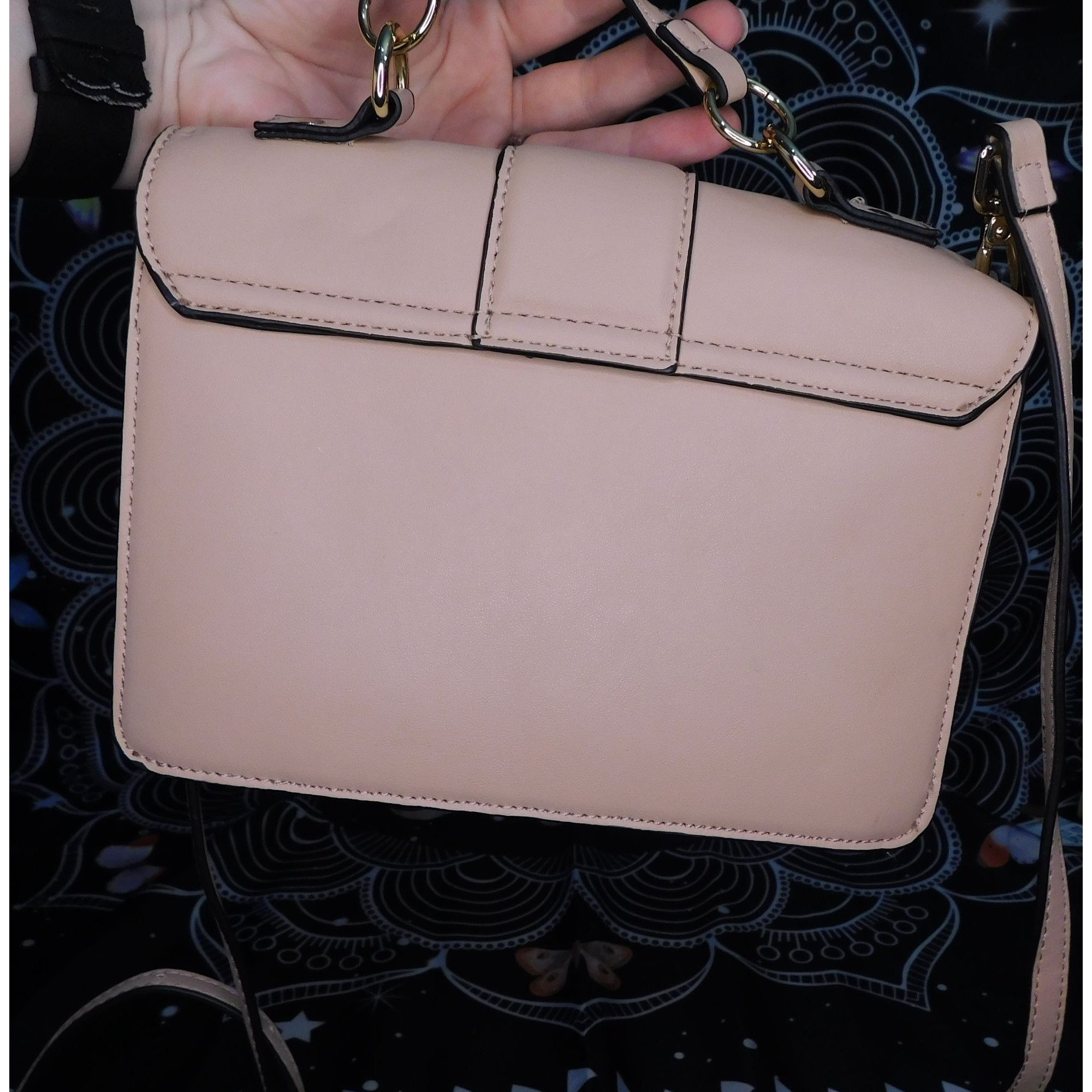Betsey Johnson Blush Betsey Johnson Crossbody Satchel With Floral Interior Size ONE SIZE - 7 Thumbnail