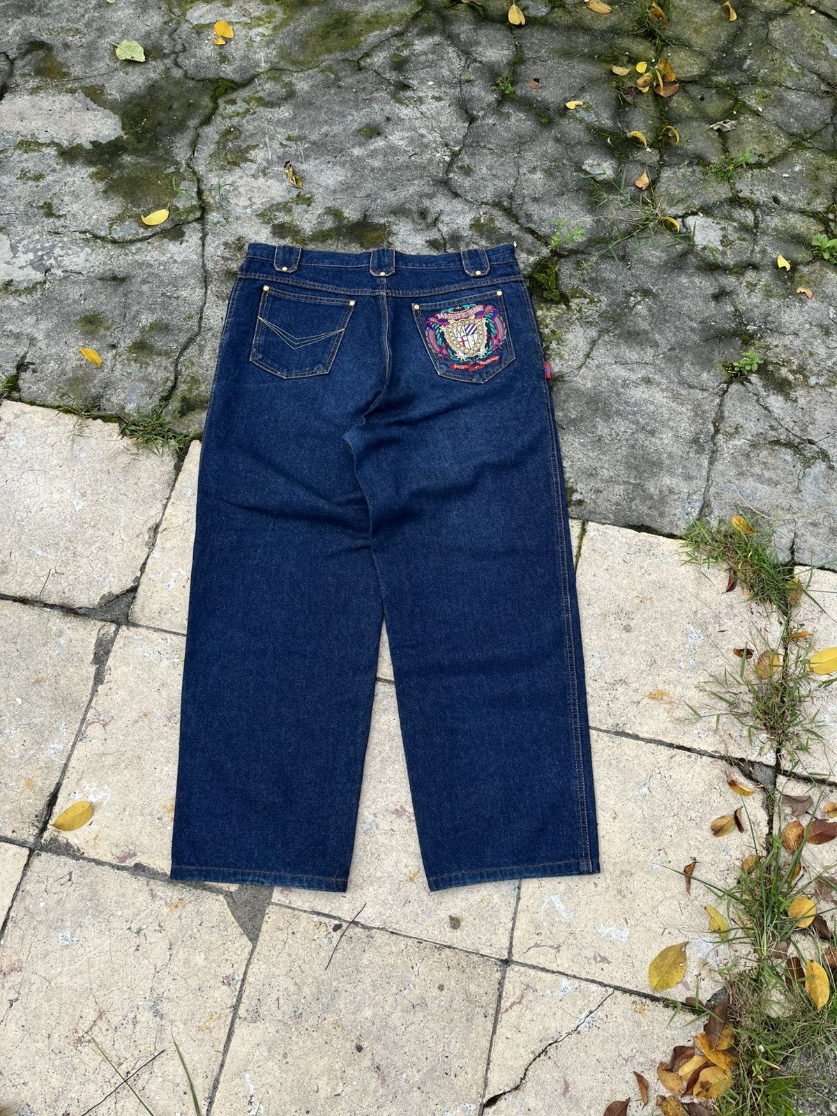 Majestic Vtg Majestic Japan Blue Jeans Size US 34 / EU 50 - 1 Thumbnail