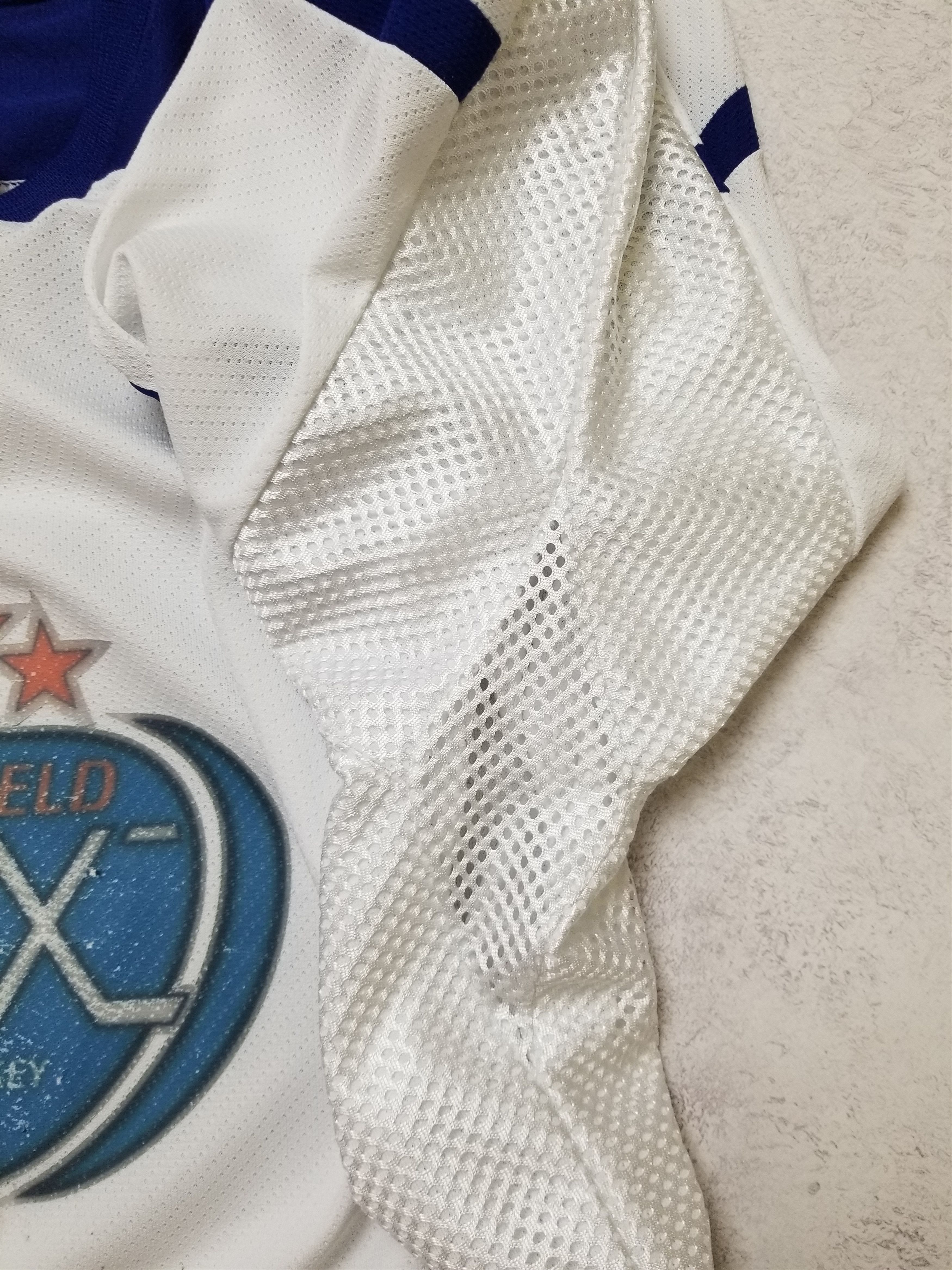 Ccm Air-Knit Sheffield Stix #37 Woolley Ice Hockey Club Jersey Size US XL / EU 56 / 4 - 15 Thumbnail