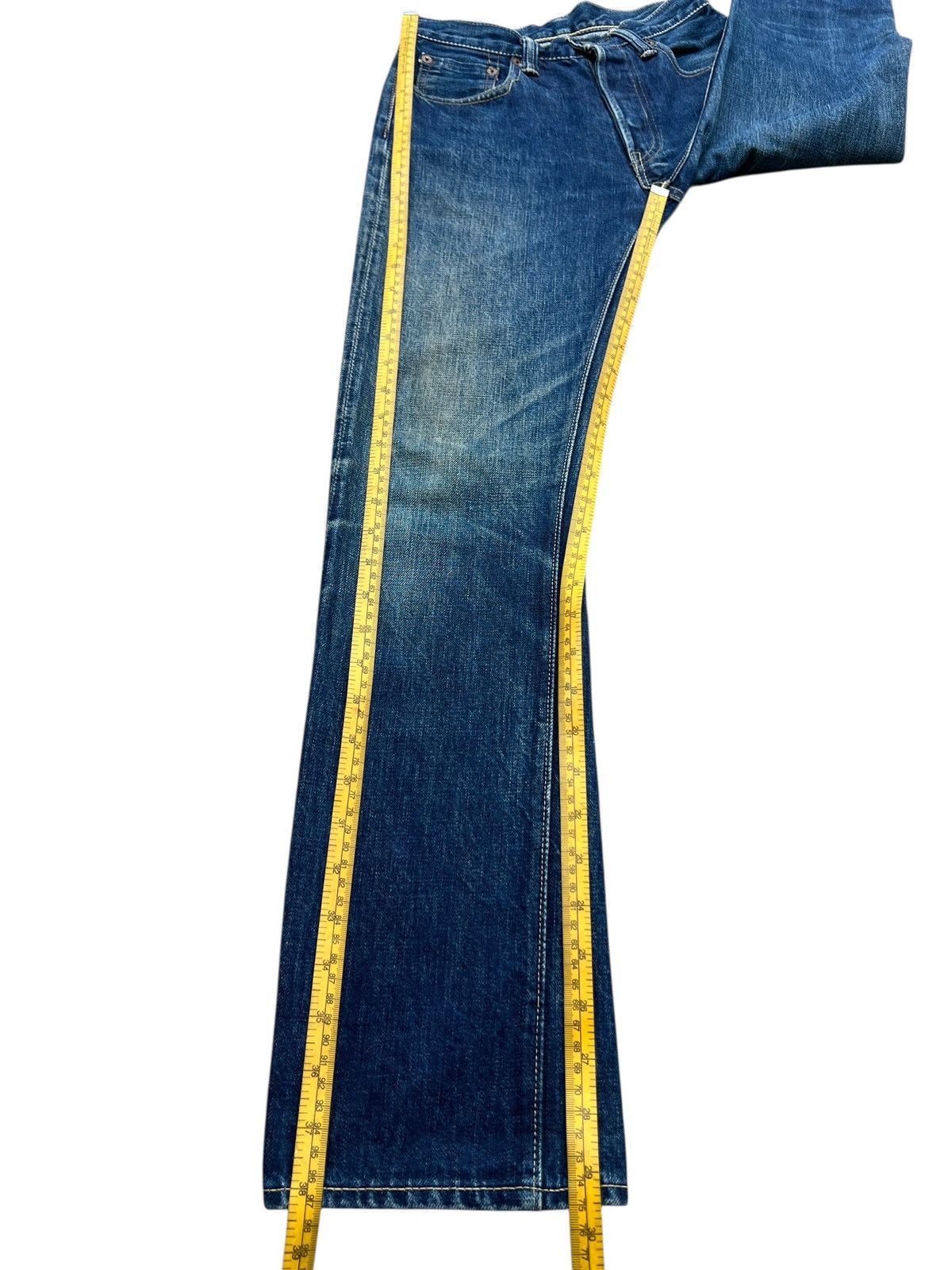 Vintage Full Count Selvedge Distressed Denim Jeans 25x29