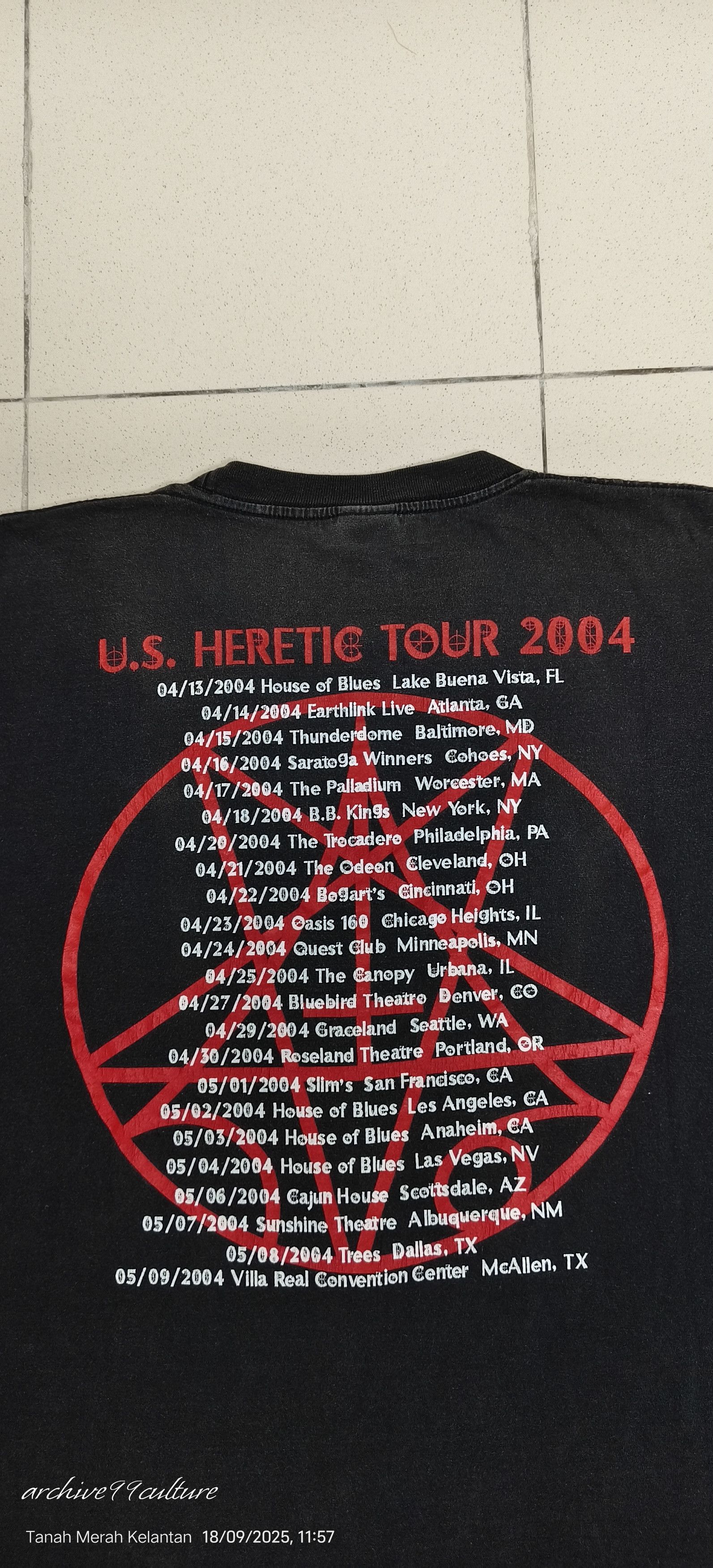 Band Tees Vintage Morbid Angel Gargoyle long sleeve t shirt 2004 Size US L / EU 52-54 / 3 - 8 Thumbnail