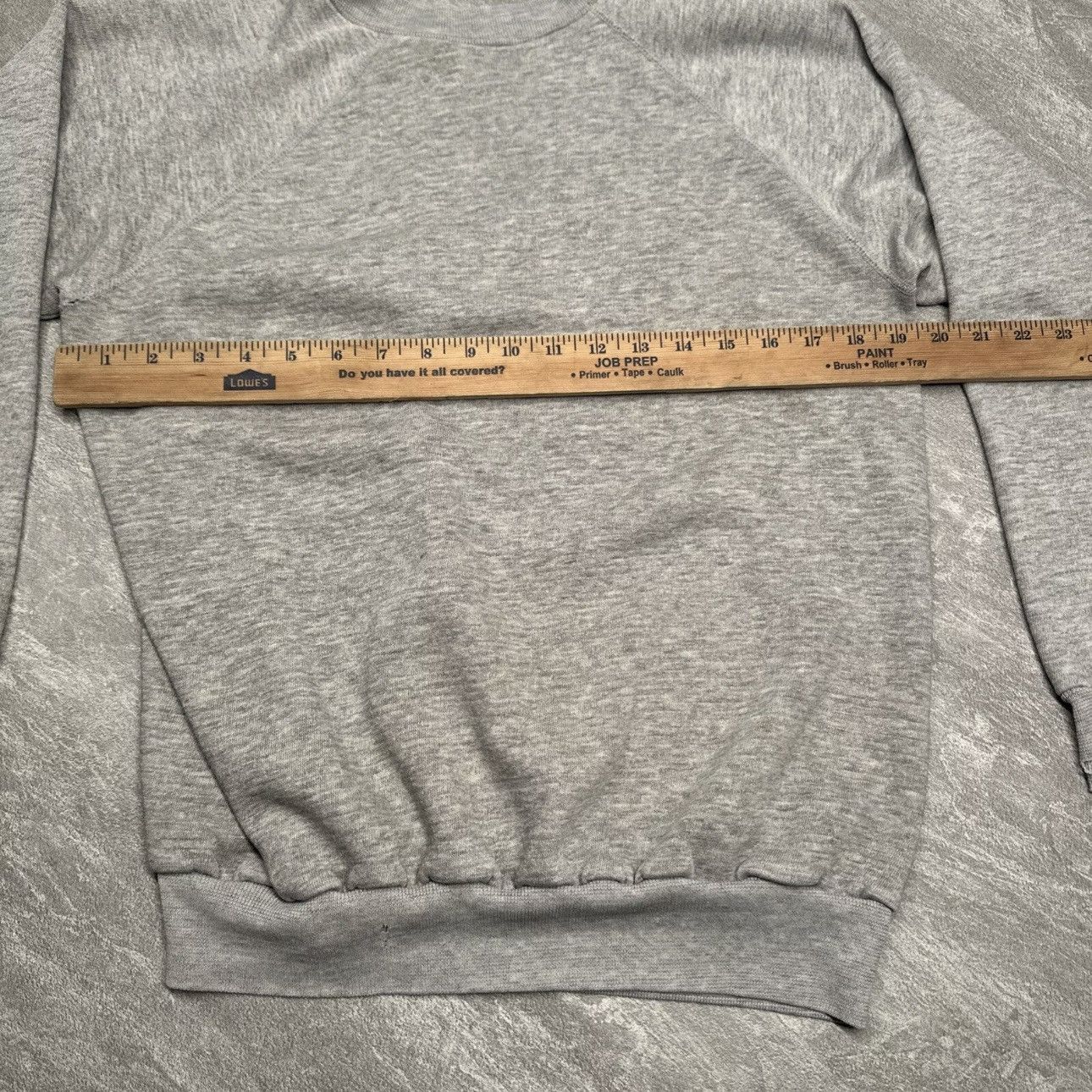 Vintage Vintage 50s 60s Blank Gray Sweatshirt Distressed Thrashed Size US M / EU 48-50 / 2 - 8 Thumbnail