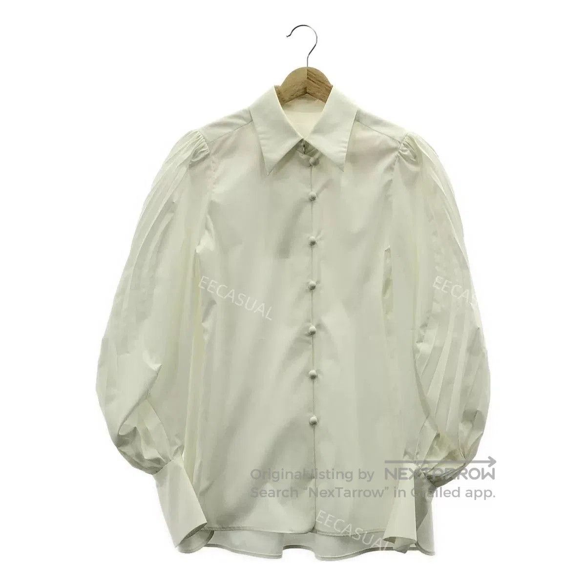 Other Mame Kurogouchi White Pleated Shirt. Size S / US 4 / IT 40 - 1 Thumbnail