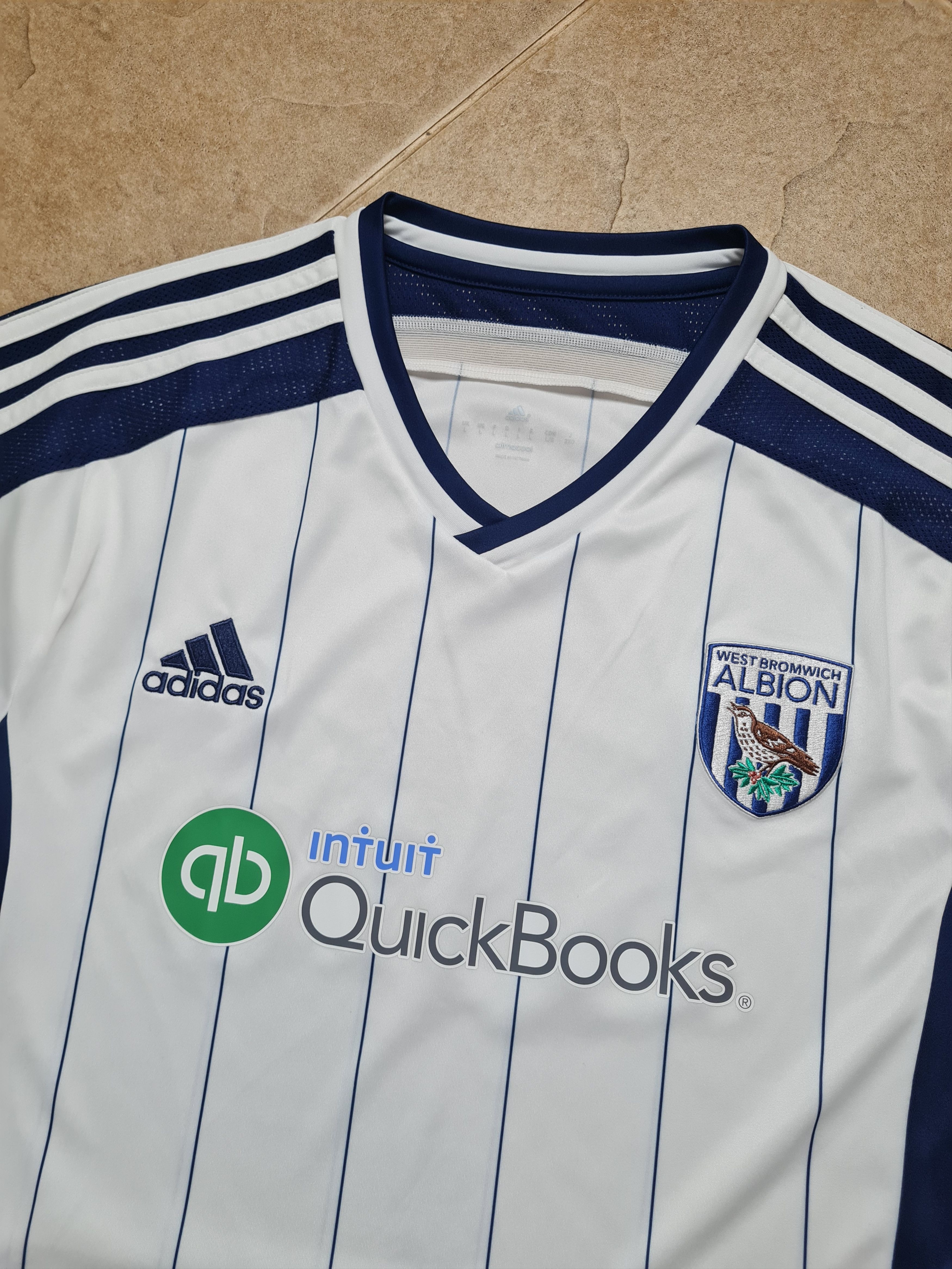 Adidas Jersey Adidas West Bromwich Albion WBA 2014-15 Soccer Shirt Size US L / EU 52-54 / 3 - 2 Thumbnail