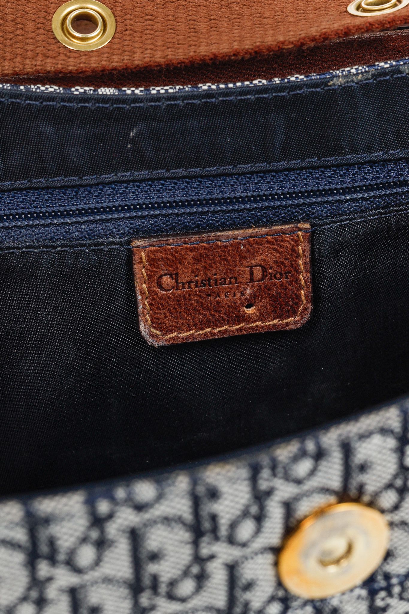 Dior Christian Dior Street Chic Columbus Avenue Logo-Jacquard Bag Size ONE SIZE - 15 Thumbnail