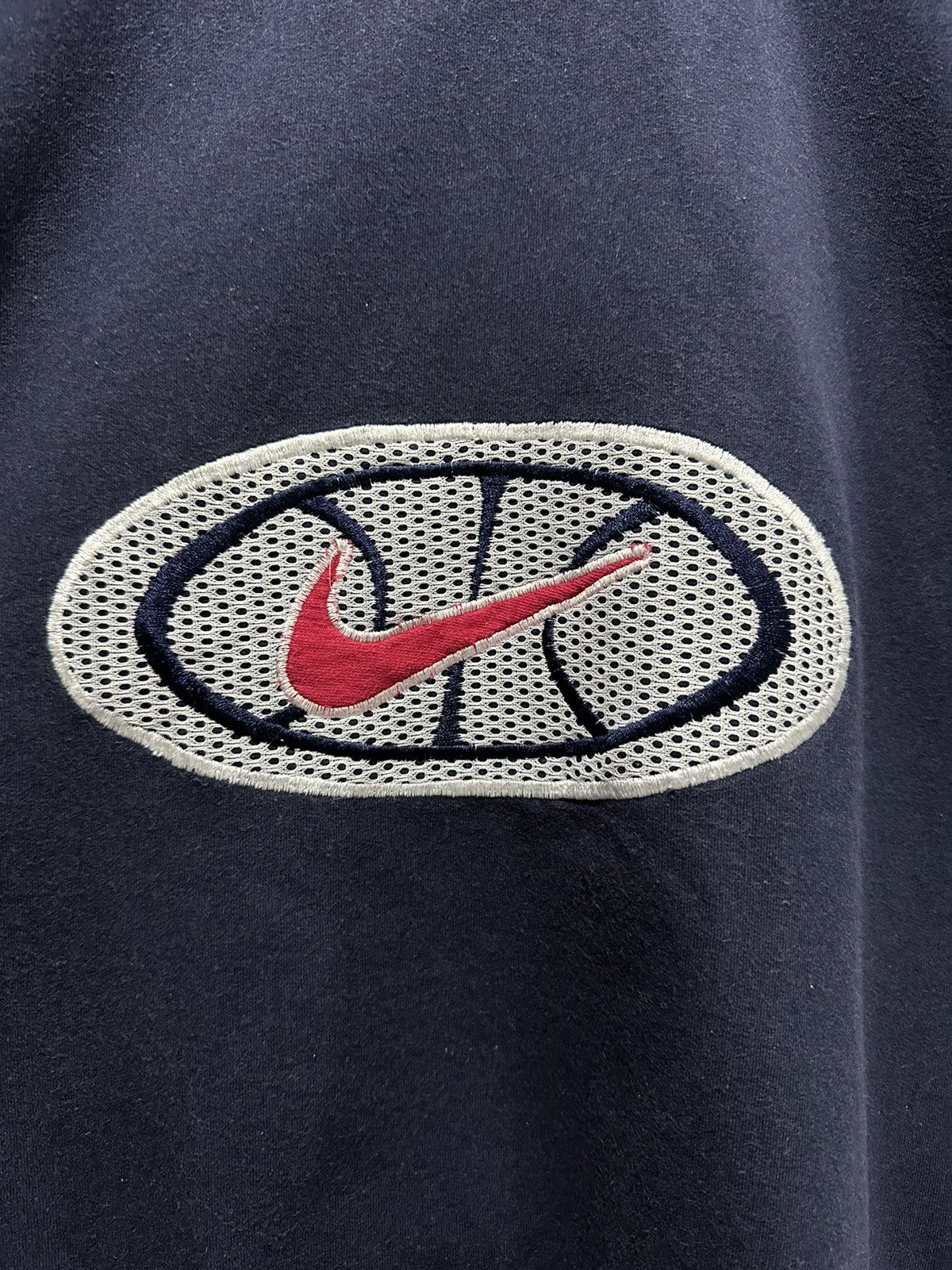 NBA × Nike × Vintage Vintage 90s Nike Nba Ringger Embroidered Logo Faded Tee Size US L / EU 52-54 / 3 - 6 Thumbnail