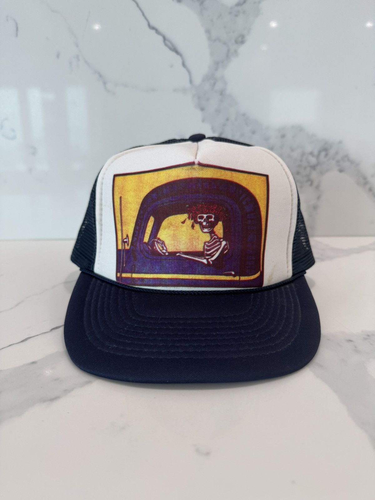 Grateful Dead Vintage 80’s Grateful Dead Trucker Snapback Hat Size ONE SIZE - 1 Thumbnail