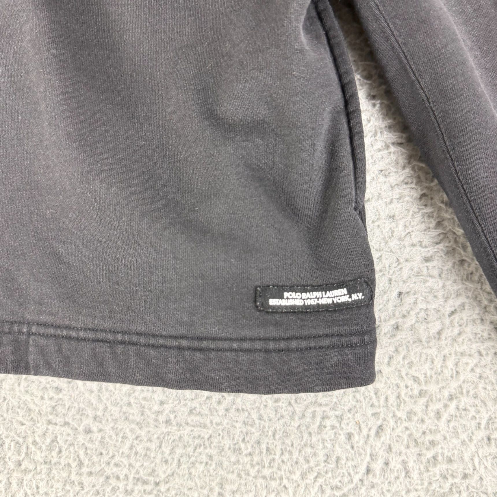 Polo Ralph Lauren Polo Ralph Lauren Sweater Mens XL Black Long Sleeve 1/4 Zip VTG 100% Cotton Size US XL / EU 56 / 4 - 4 Thumbnail
