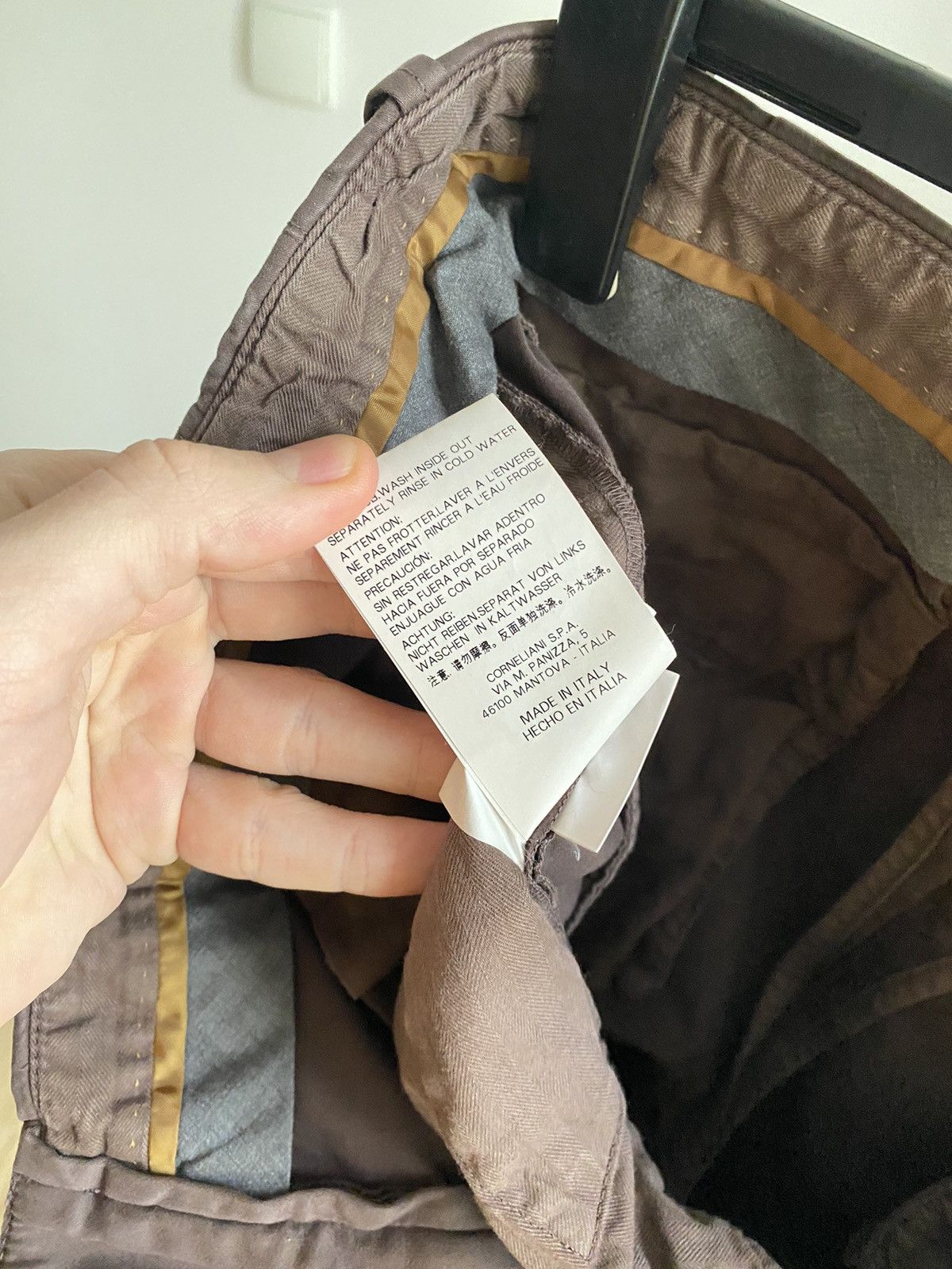 Corneliani Corneliani Pants Nude Burgundy size 50 Size US 32 / EU 48 - 18 Thumbnail