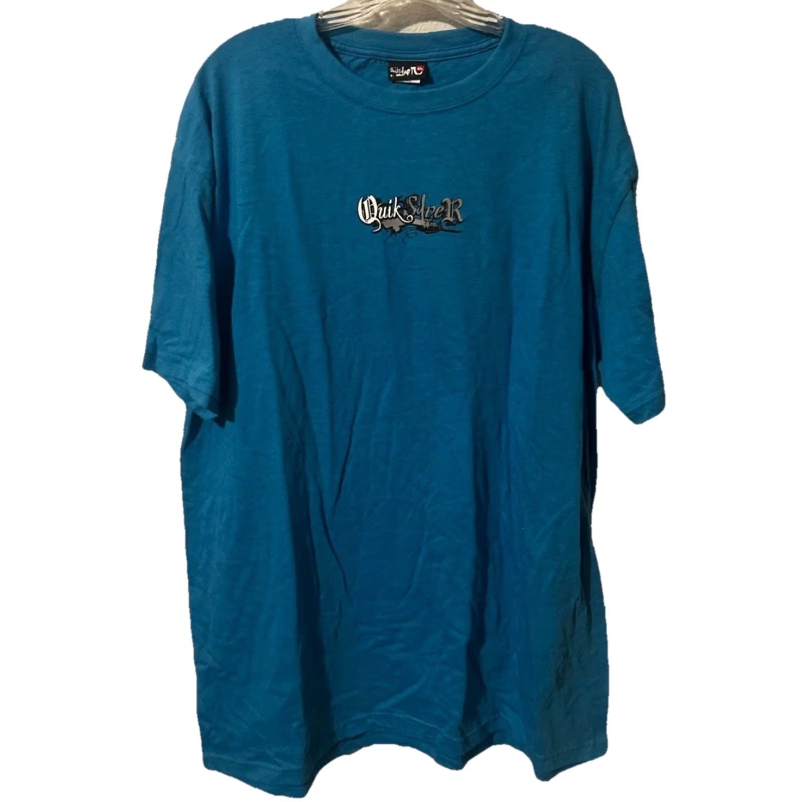 Quiksilver Quiksilver T-Shirt XL Blue 2-Sided Graphic 100% Cotton Crew Neck Mens NWT Vintage 1754 Size US XL / EU 56 / 4 - 2 Thumbnail