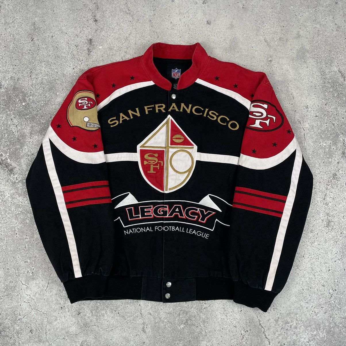 NFL San Francisco 49ers 2009 NFL Legacy Twill Jacket Size US XXL / EU 58 / 5 - 1 Thumbnail
