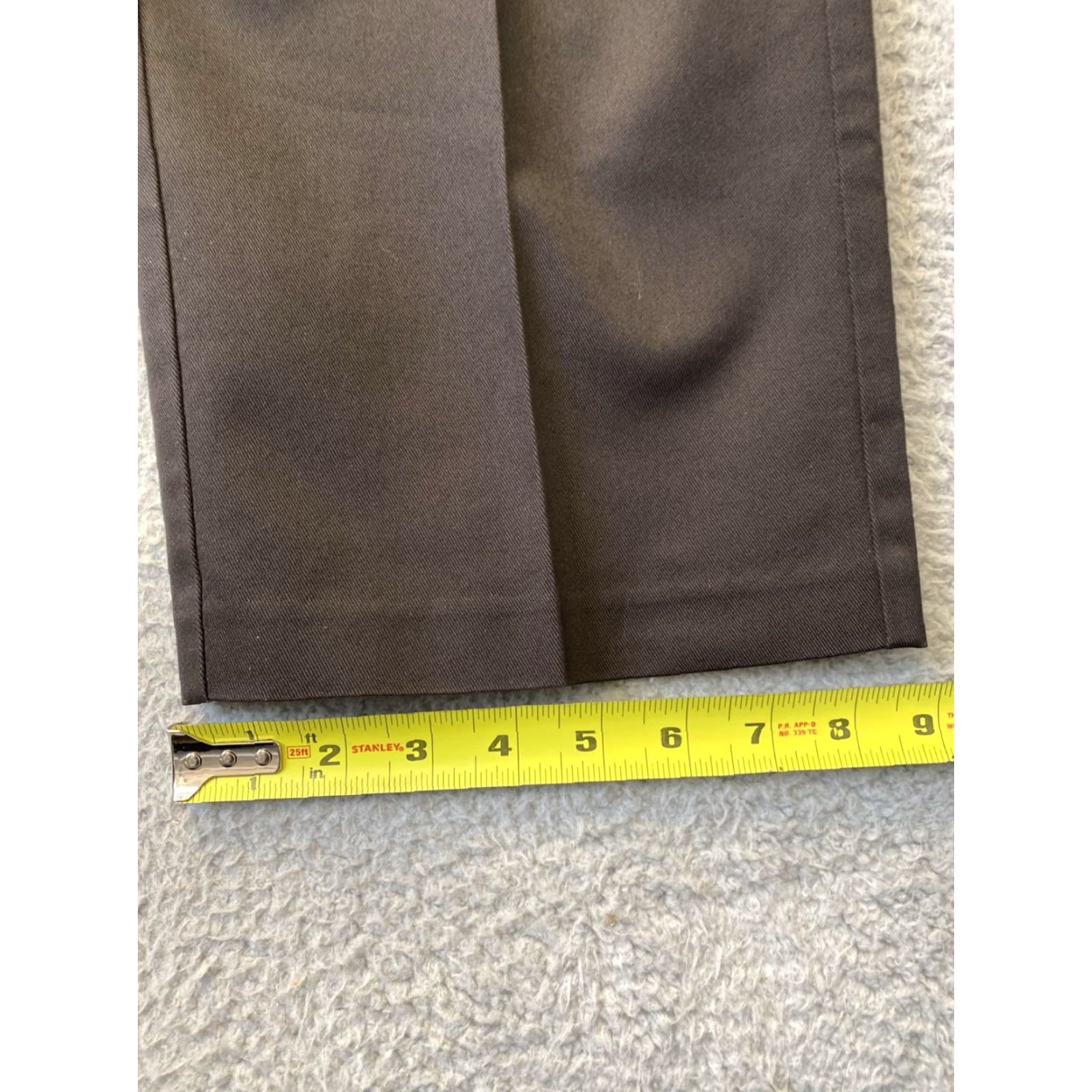 Nordstrom NORDSTROM Mens Chino Pants 38x31 Black Twill Stretch Formal Size US 38 / EU 54 - 5 Thumbnail