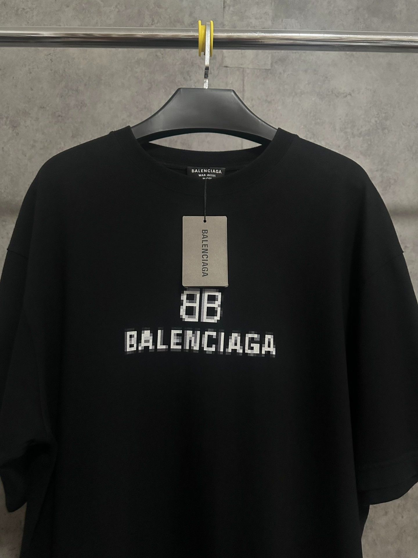 Balenciaga Balenciaga Double B Mosaic Short Sleeve T-shirt Size US M / EU 48-50 / 2 - 2 Thumbnail