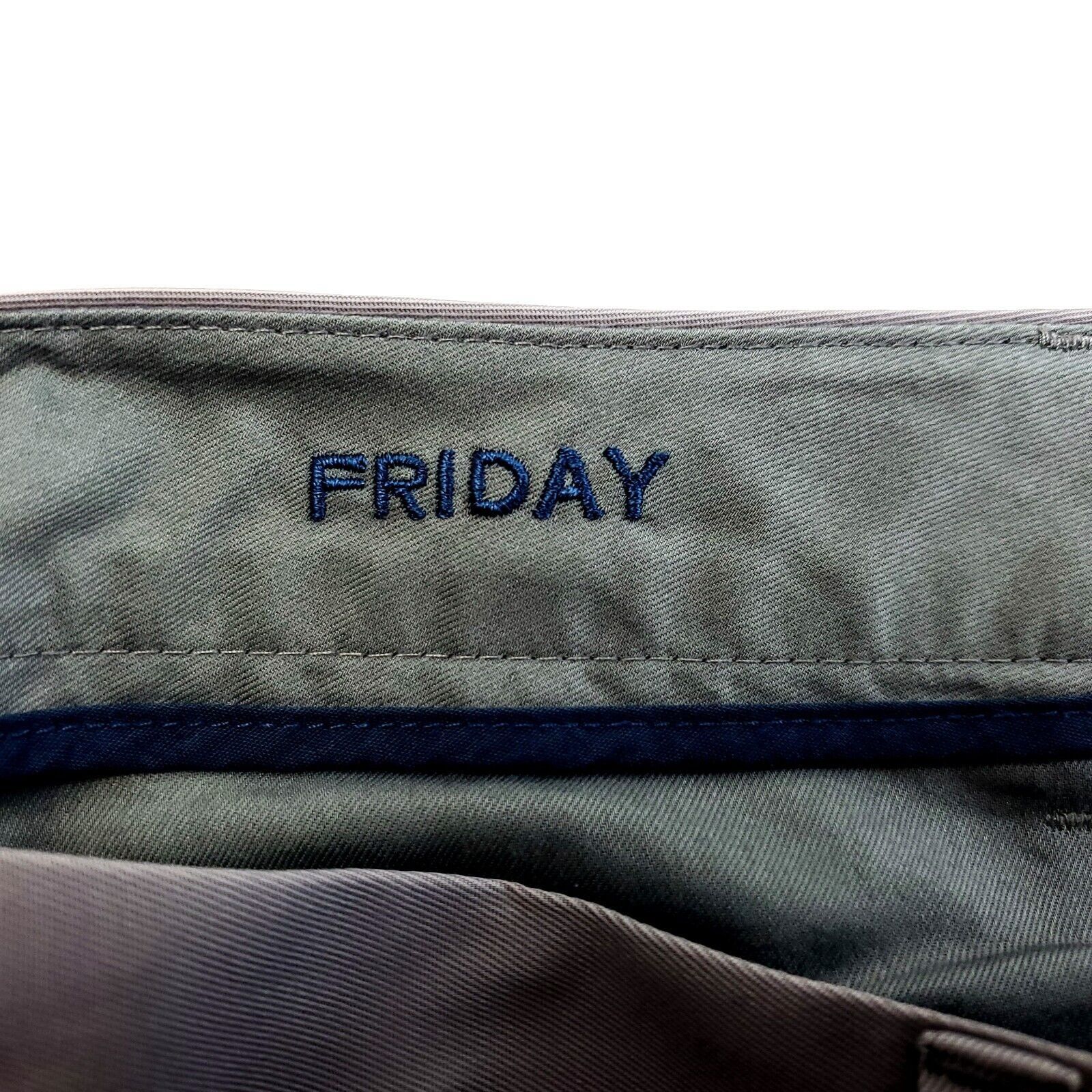 Bonobos Bonobos Friday Cotton Gray Flat Front Mid Rise Chino Pants 3 Size US 37 - 3 Thumbnail