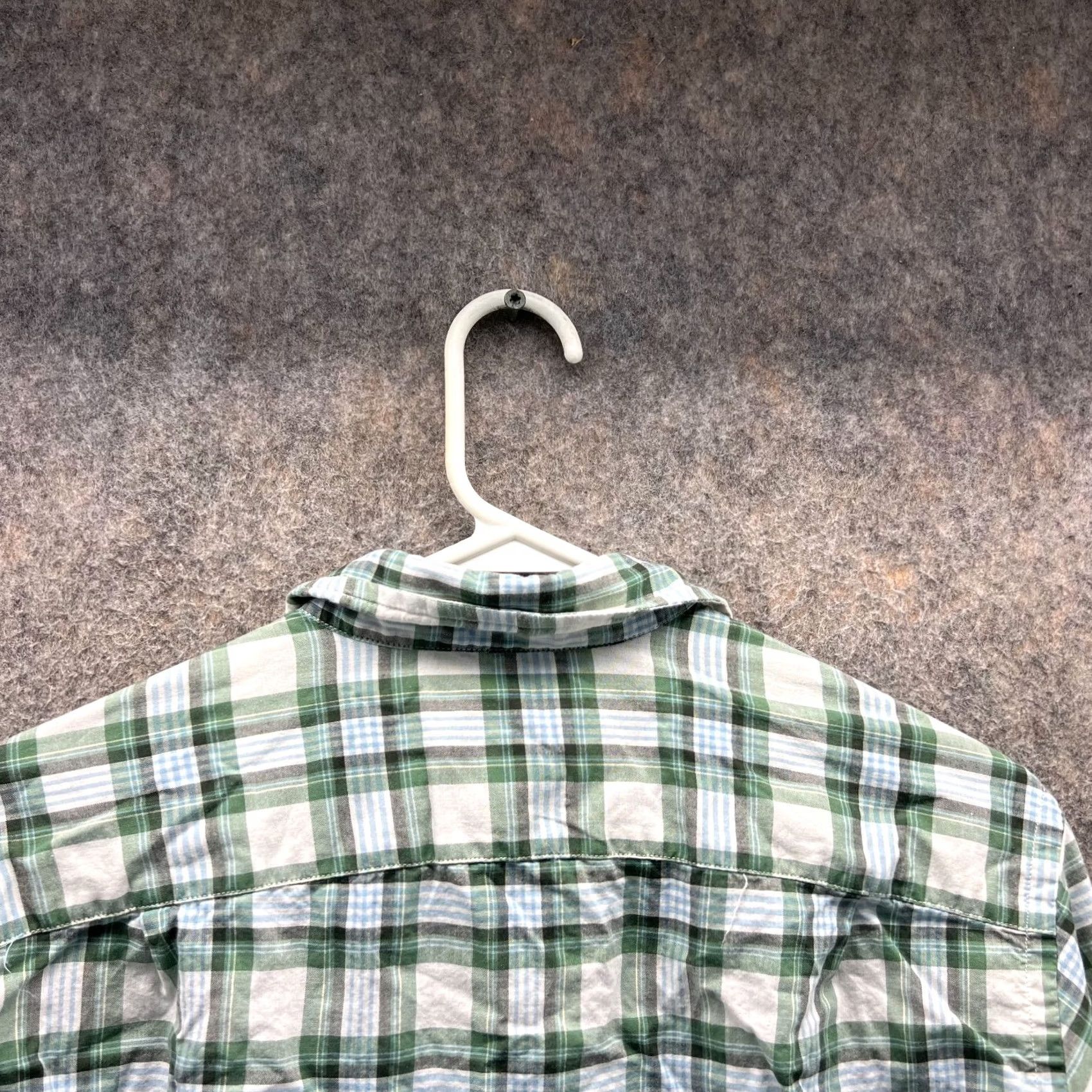 J.Crew VINTAGE J.CREW Shirt Men Small Green White Plaid Button-Down Casual Dress Tailored Wool? No, Cotton Size US S / EU 44-46 / 1 - 2 Thumbnail