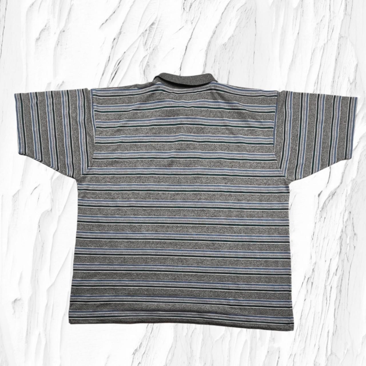 Vintage Vintage striped skater polo t-shrt big size Size US XXL / EU 58 / 5 - 3 Thumbnail