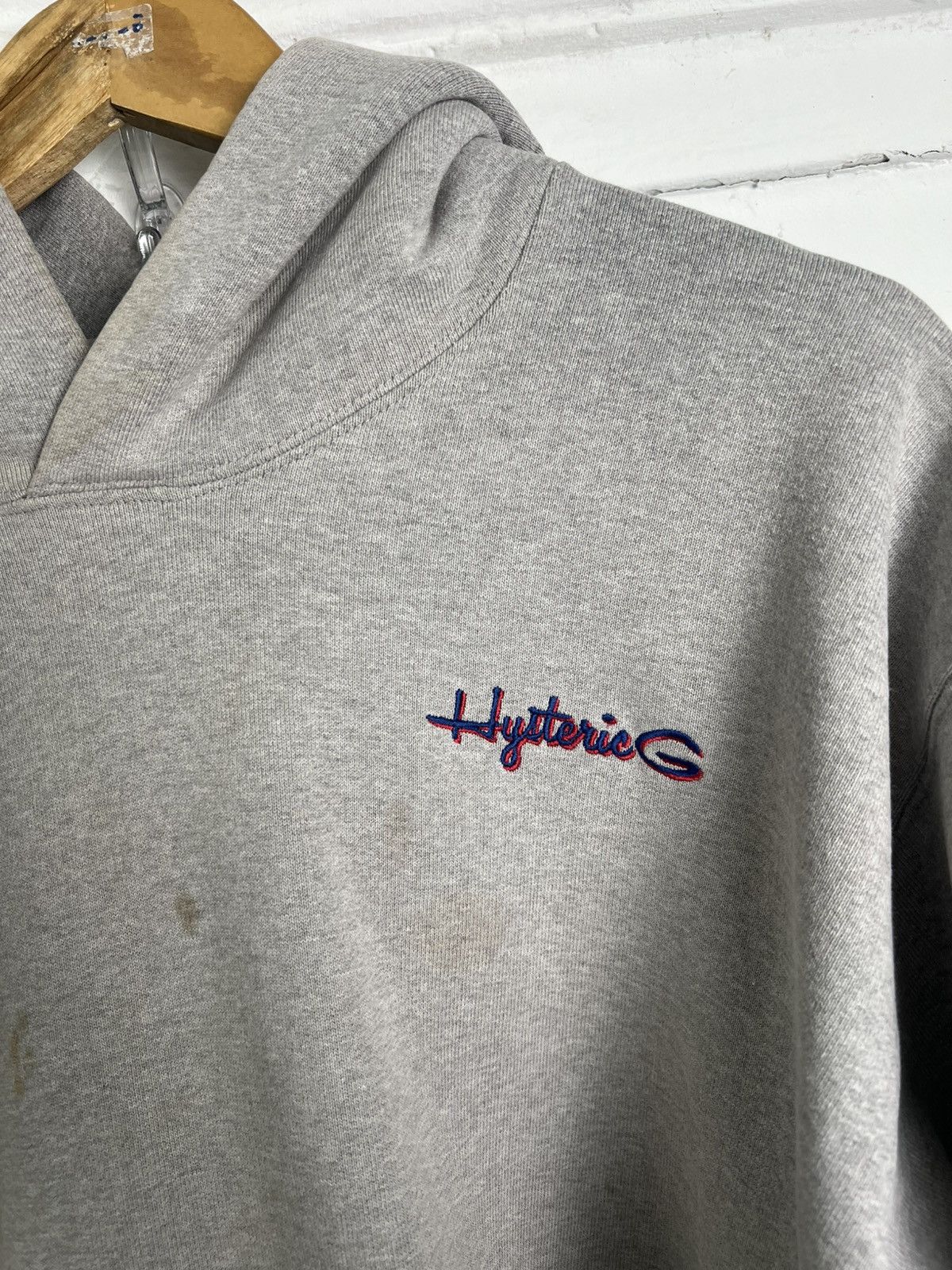 Hysteric Glamour Hysteric Glamour Heavy Cotton Distress Hoodie Size US L / EU 52-54 / 3 - 3 Thumbnail