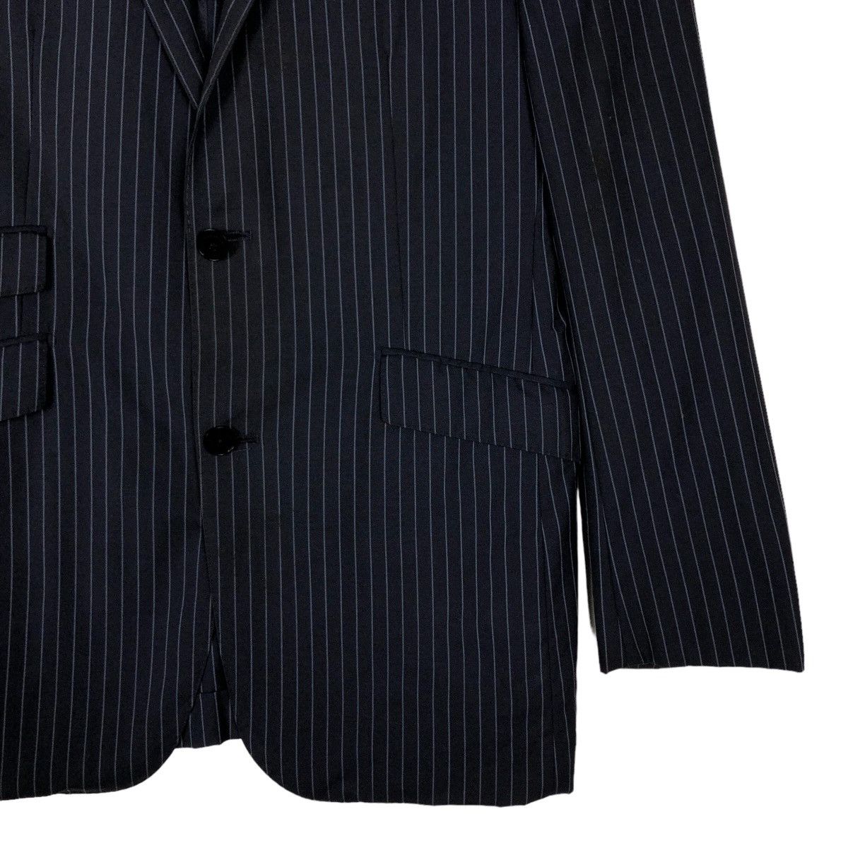 Burberry 🔥Vintage Burberry Black Label Double Breast Striped Jacket Size US M / EU 48-50 / 2 - 4 Thumbnail