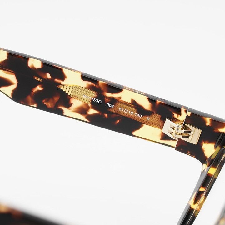 Bottega Veneta Bottega Veneta BV1153O 006 Eyeglasses Havana 51mm Square Size ONE SIZE - 8 Thumbnail